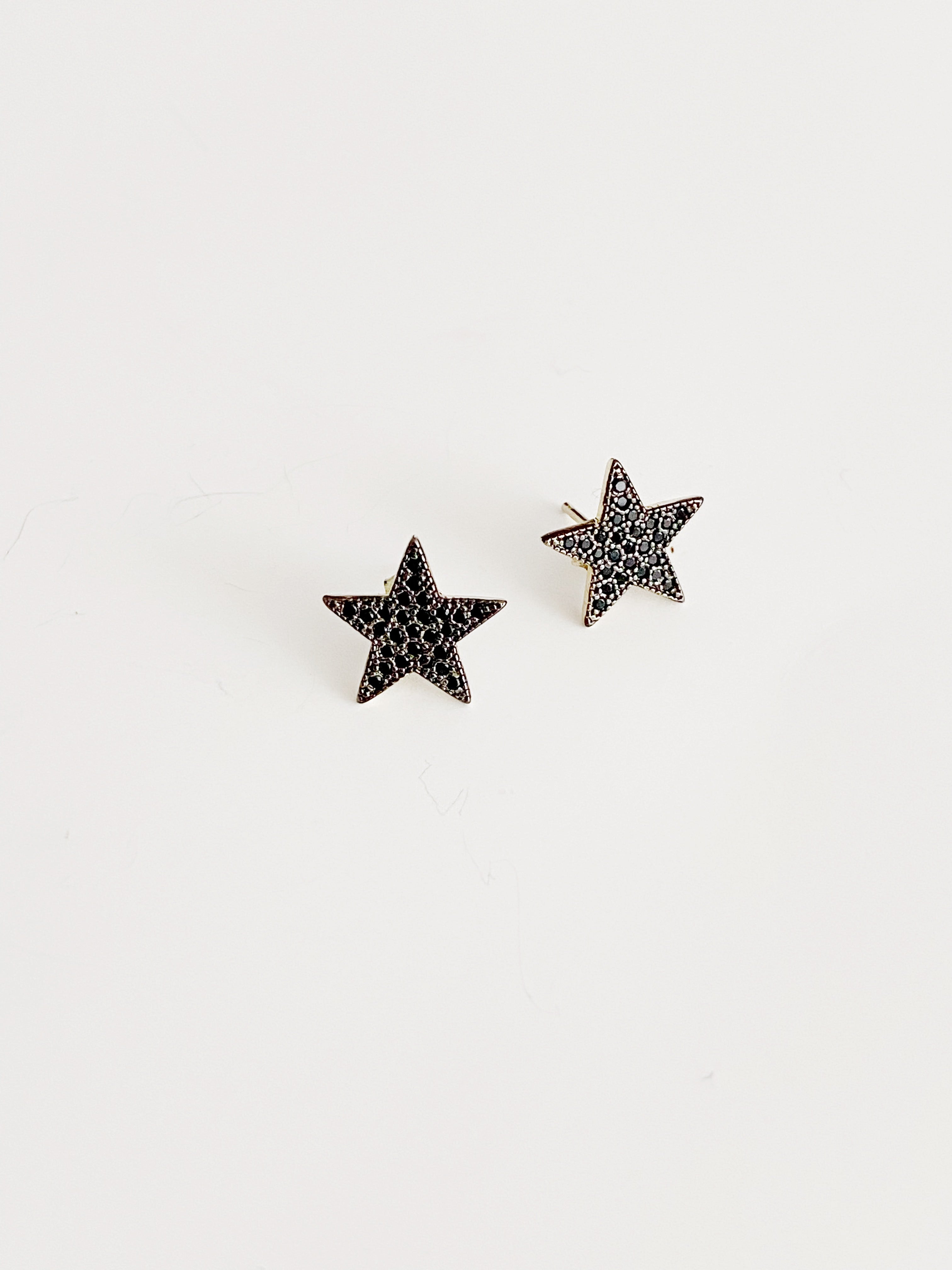 Boucles d'oreilles Midnight star