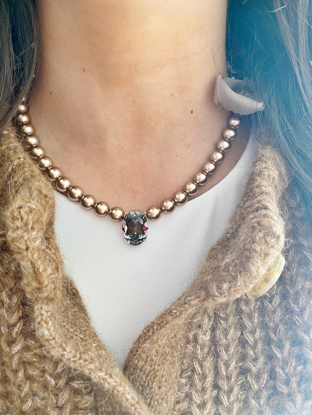 Collier LIV bronze