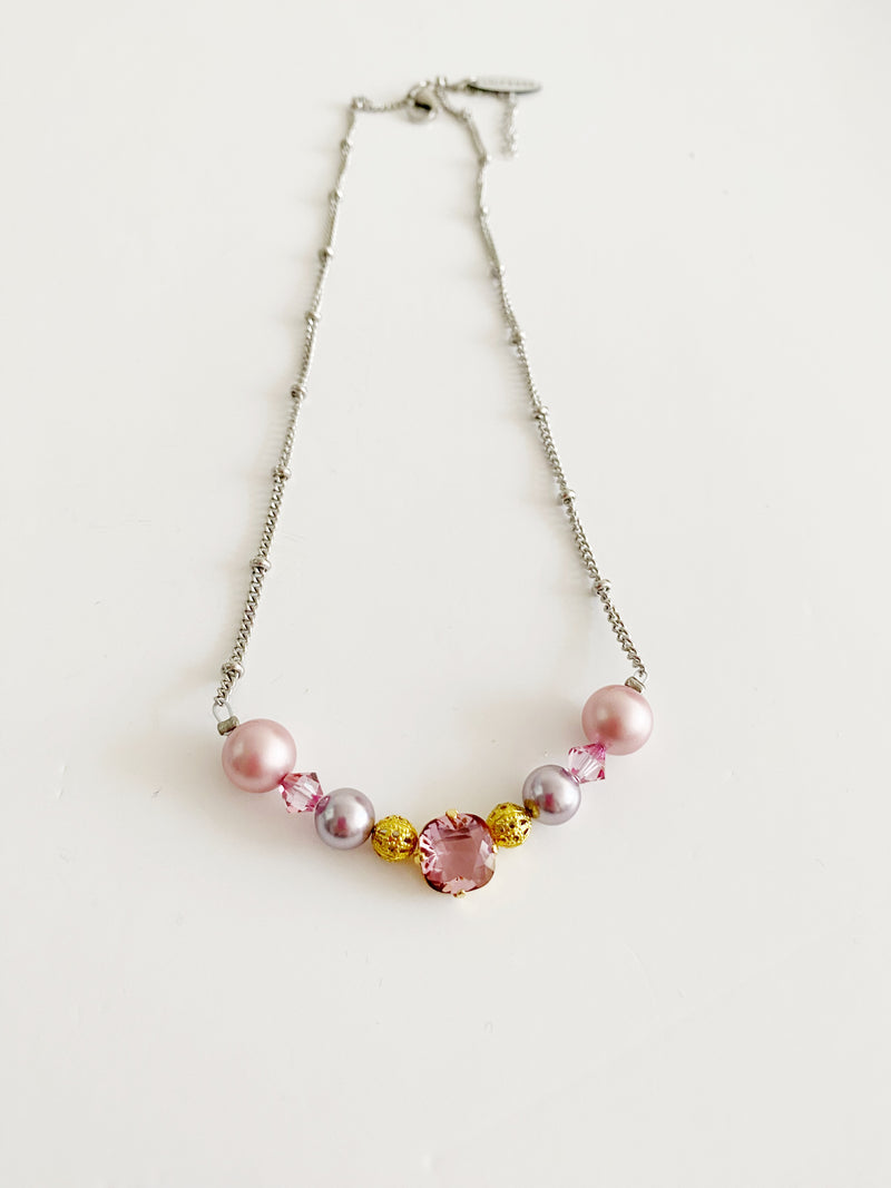 Collier Carina pink