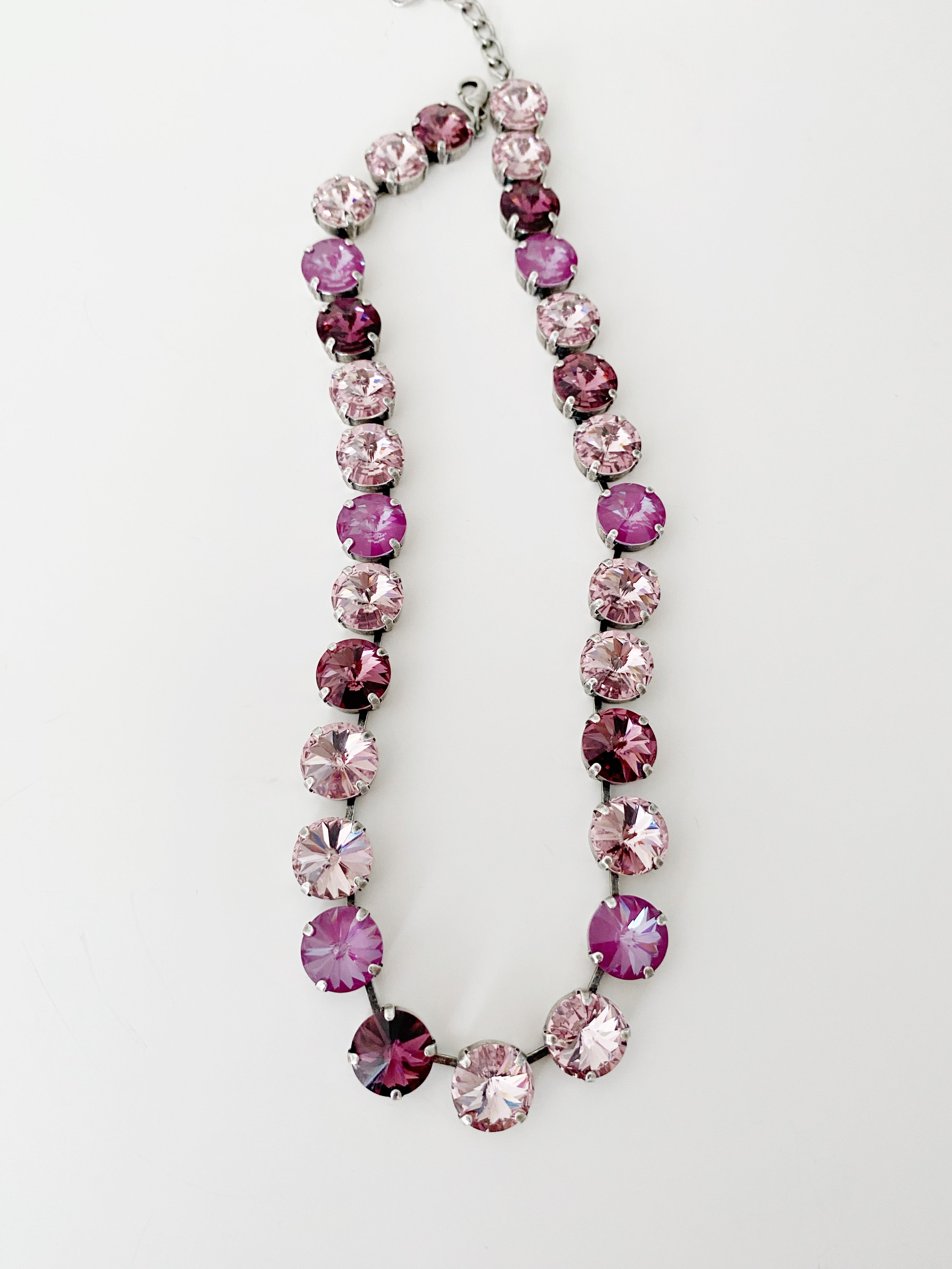 Collier Gypsie Nuances de mauve