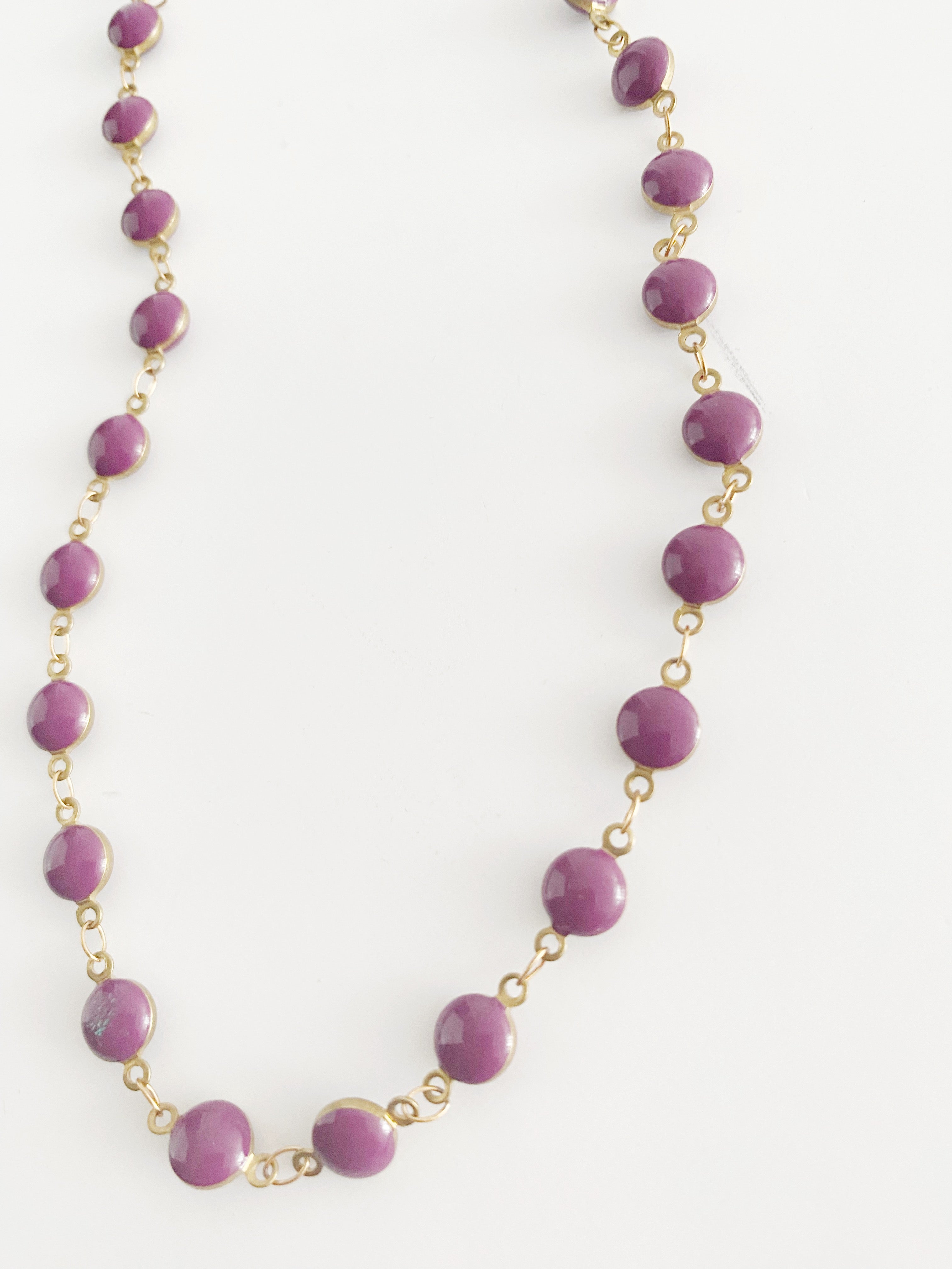Collier Kiana / couleur prune
