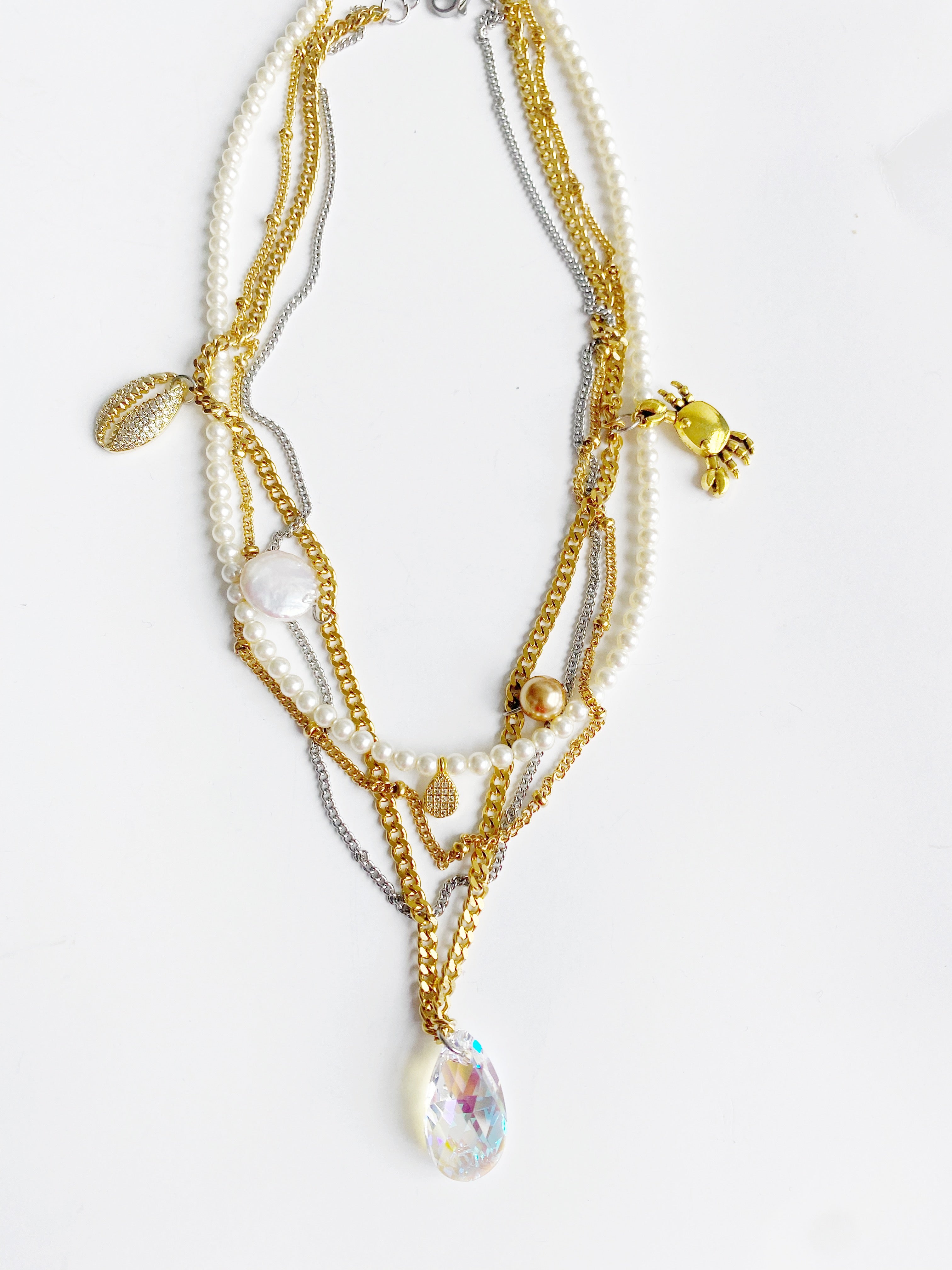Collier Beach Love / crème