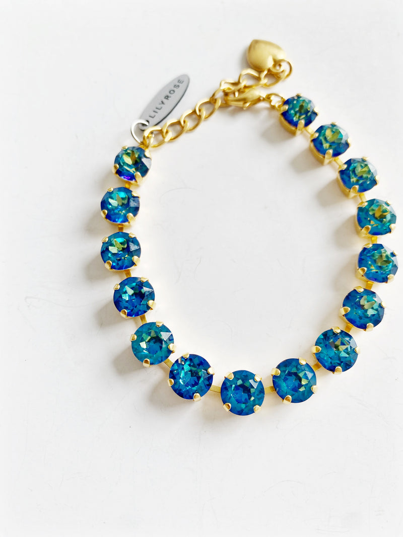 Bracelet Havana Bermuda blue / gold