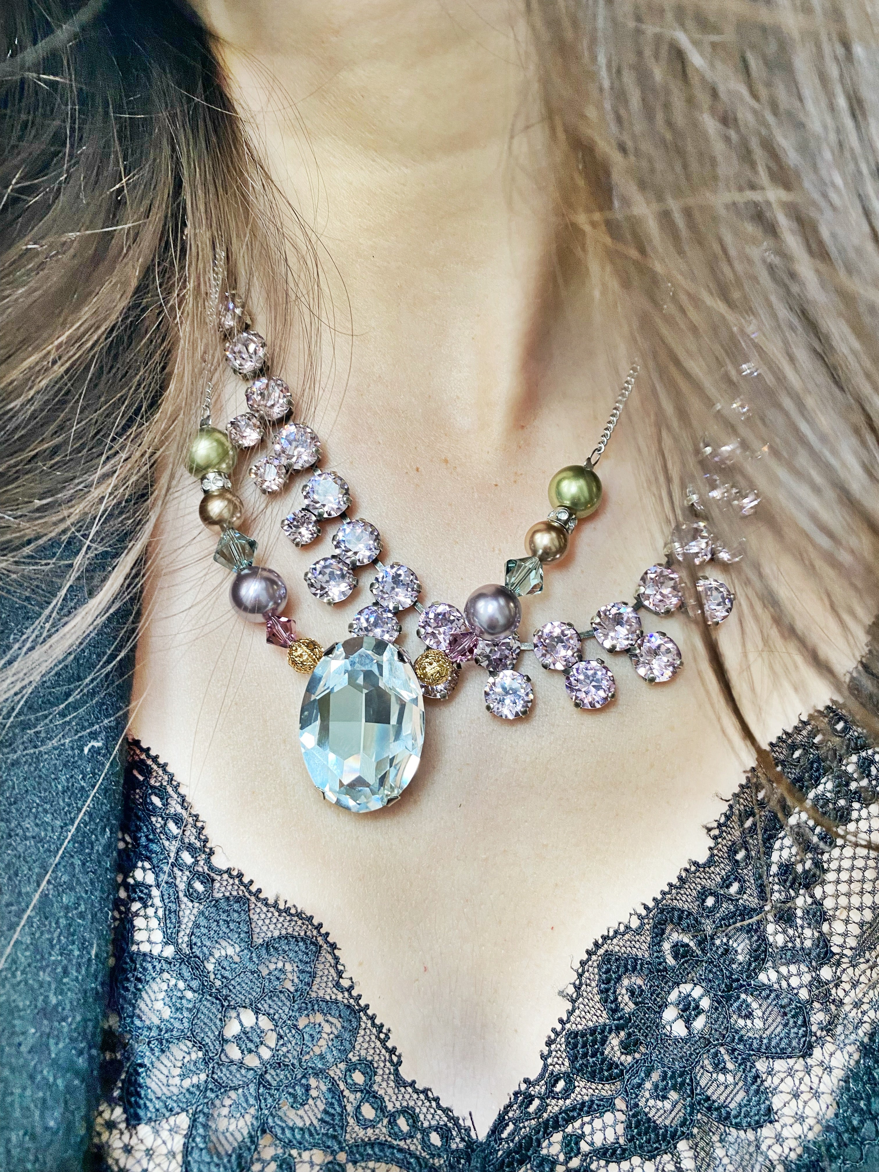 Collier Bal en light amethyst