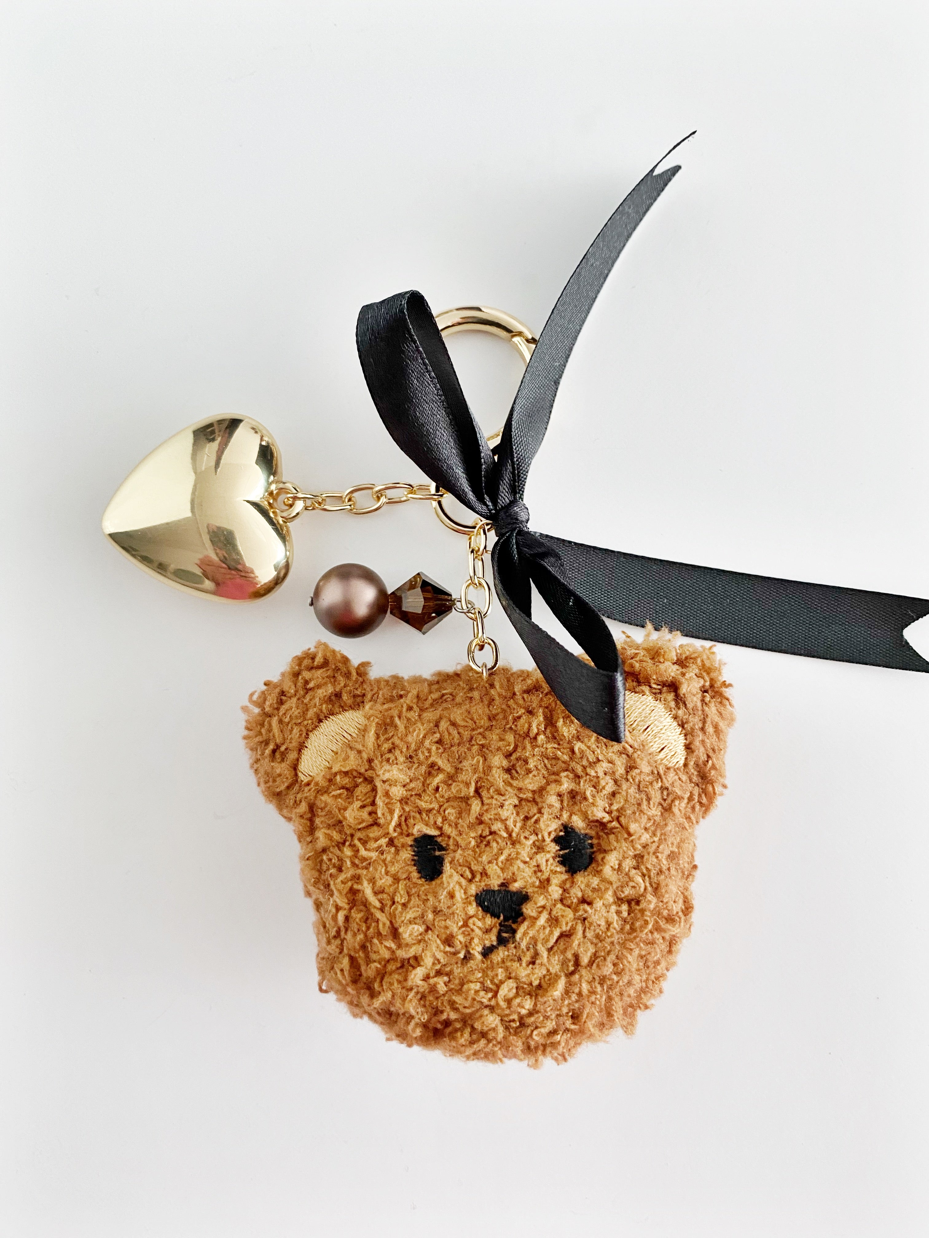 Breloque Teddy glam \ chocolat