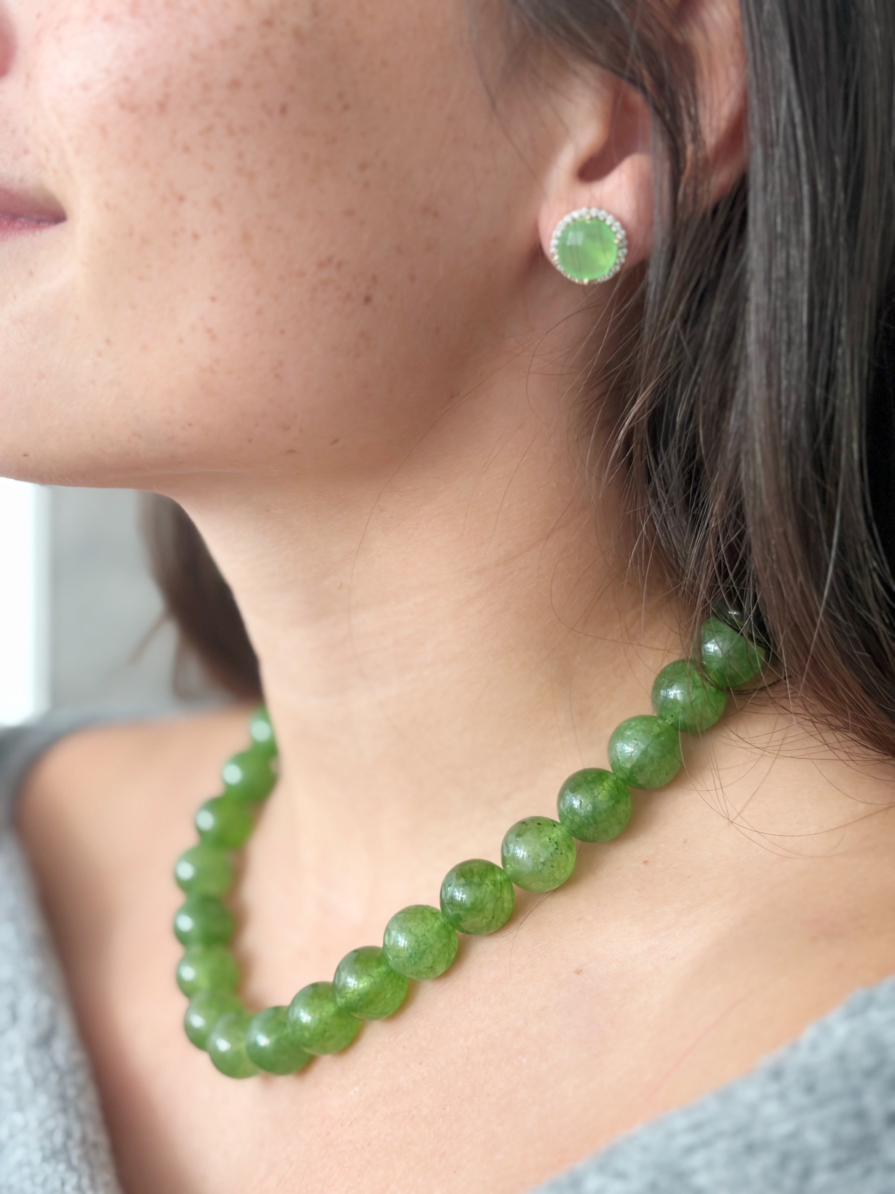 Boucles d'oreilles Harlow green