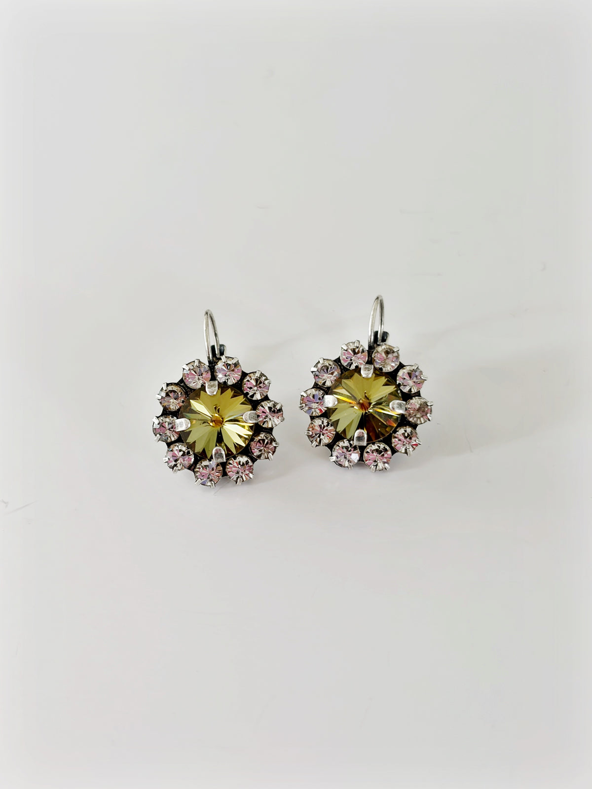 Boucles d'oreilles Ella smoked tabac