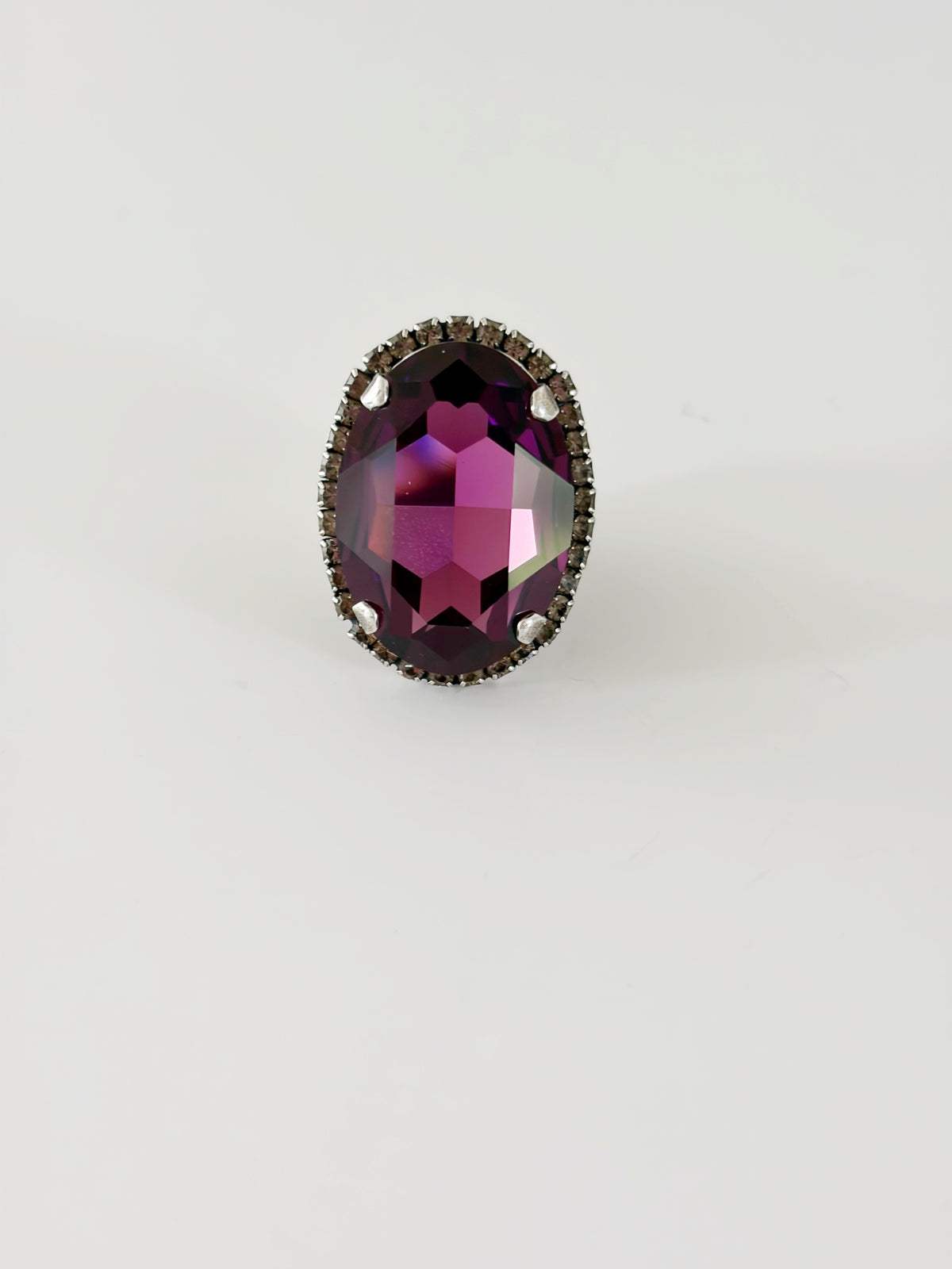 Bague cocktail  Gorgiana \ amethyste