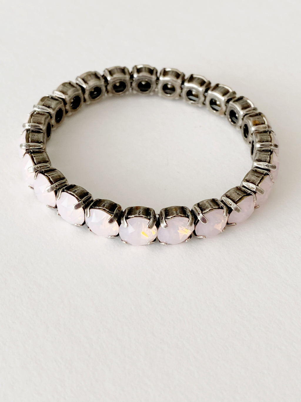 Bracelet élastique  Love \ opal rose