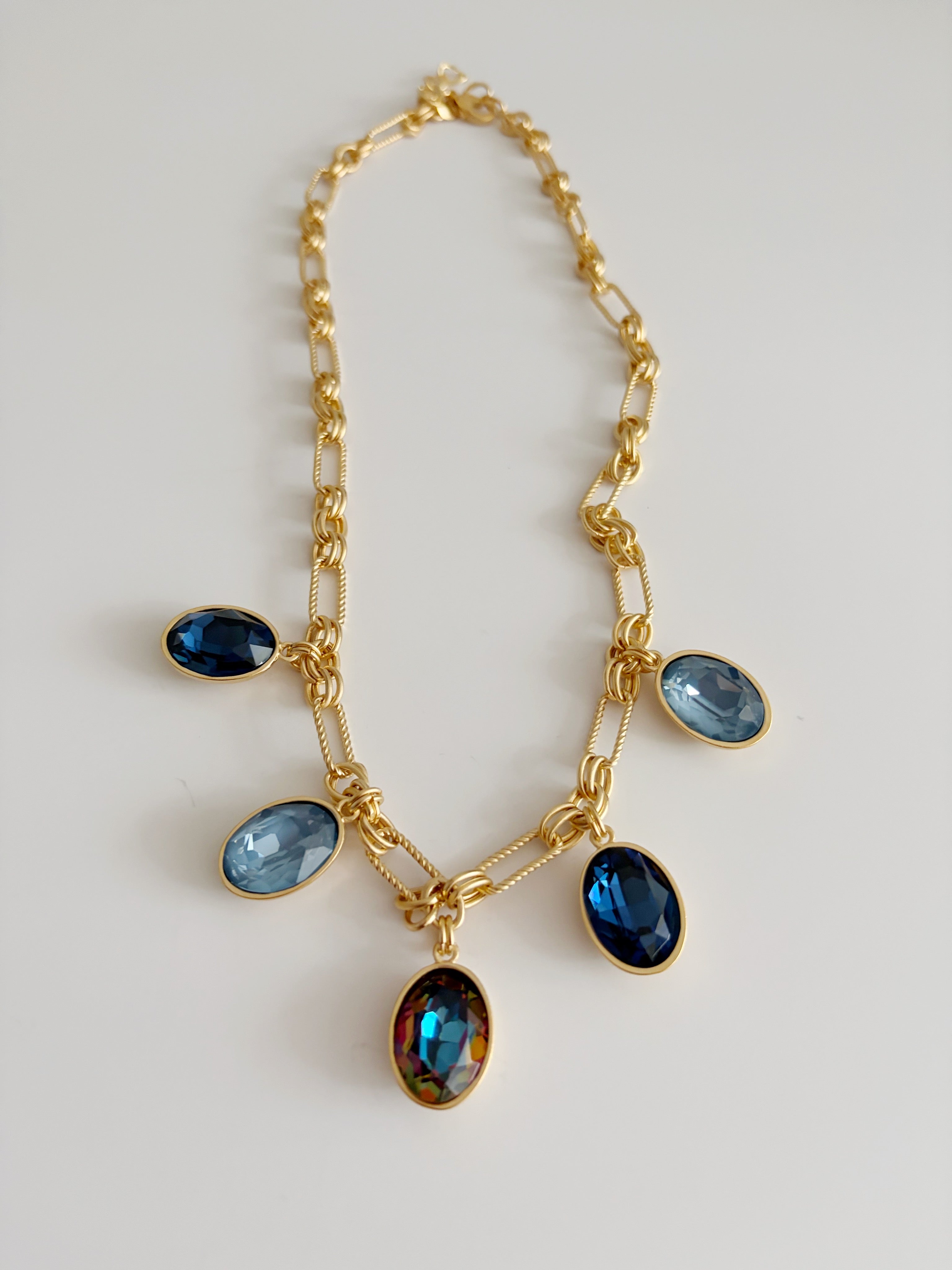 Collier Stefie blue \ pièce unique