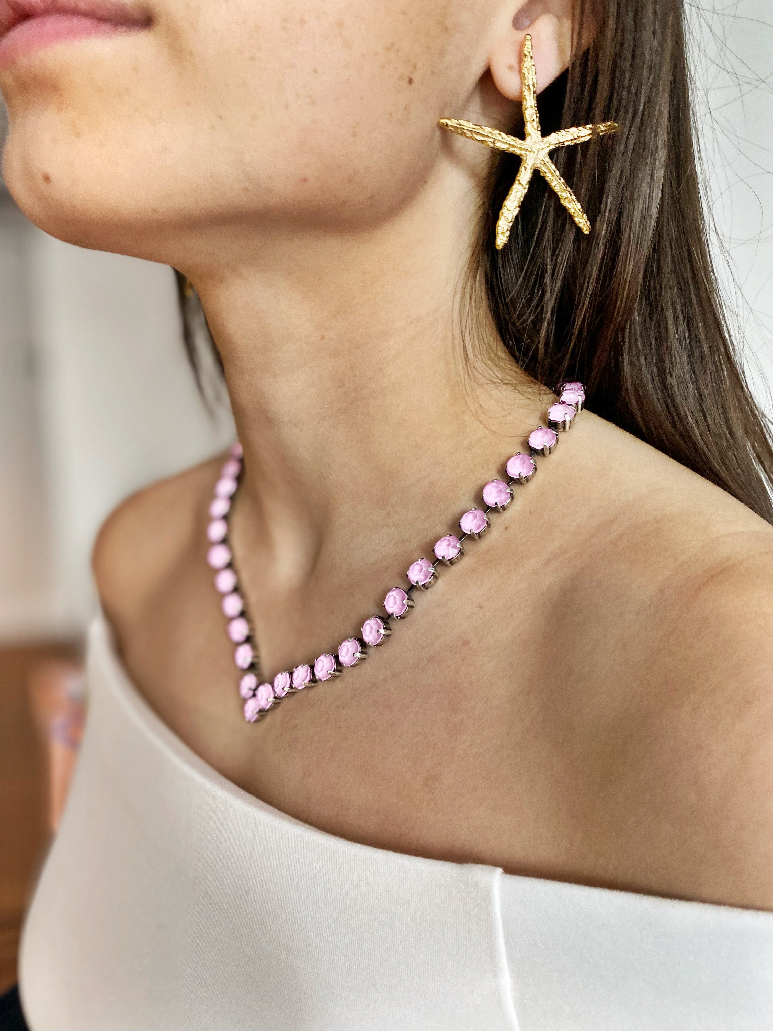 Collier Morganna \ bubble gum