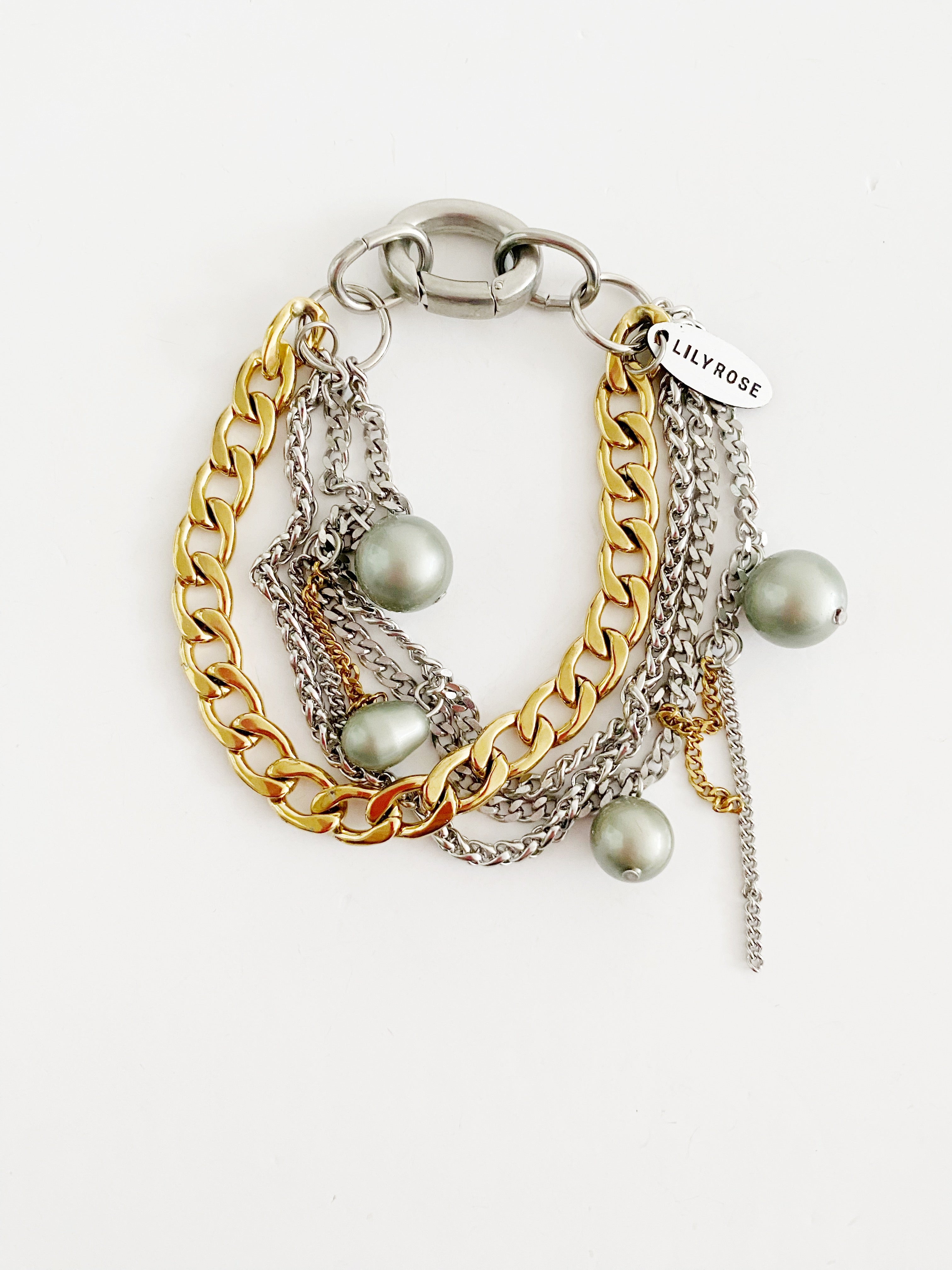 Bracelet Evelyn \powder green