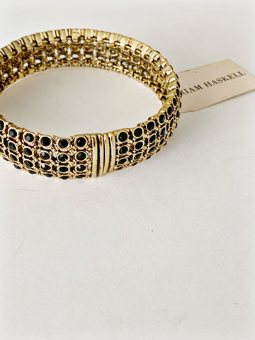 Bracelet VINTAGE \ gold avec cristaux