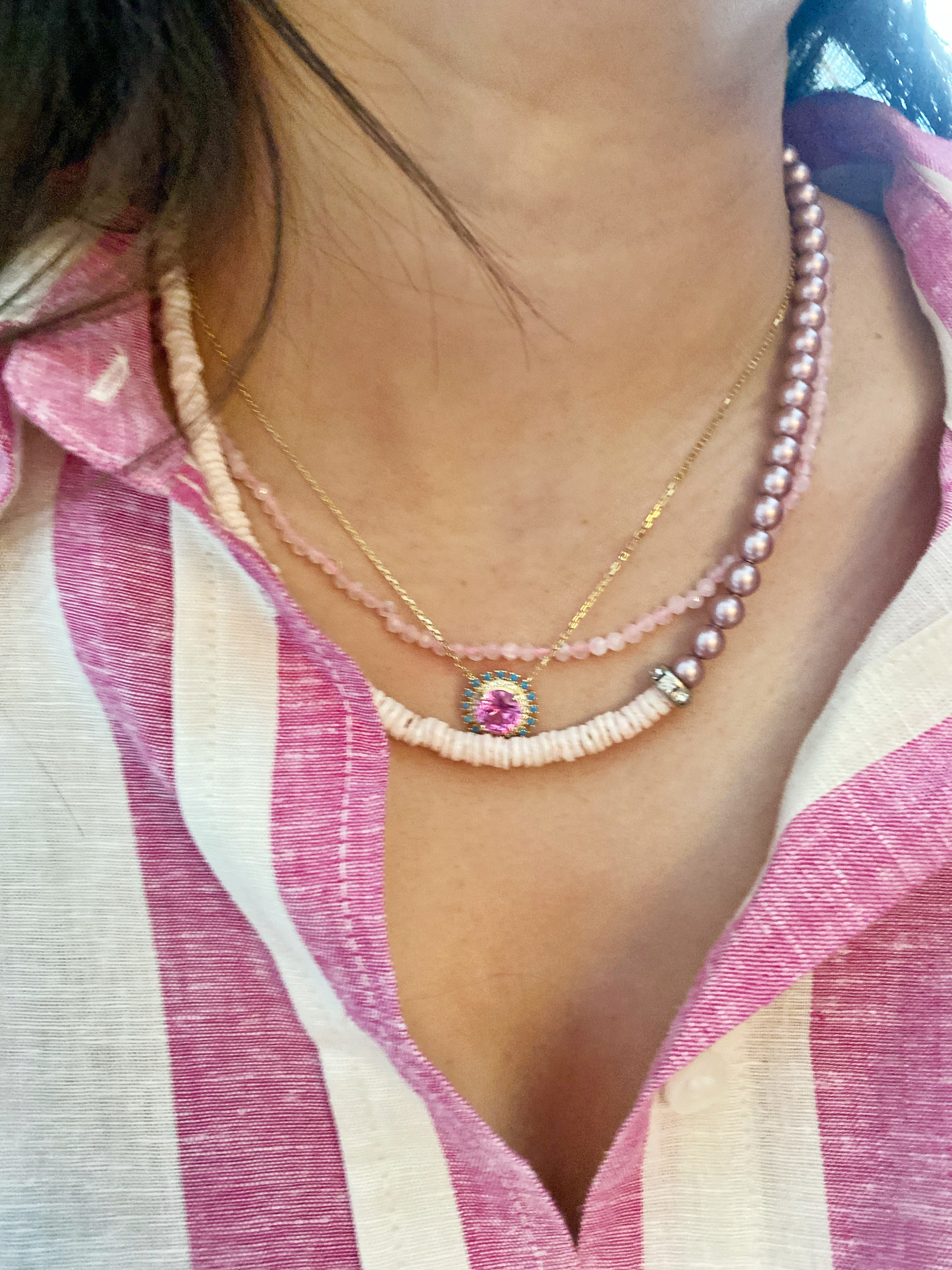 Collier Alizée \ rose