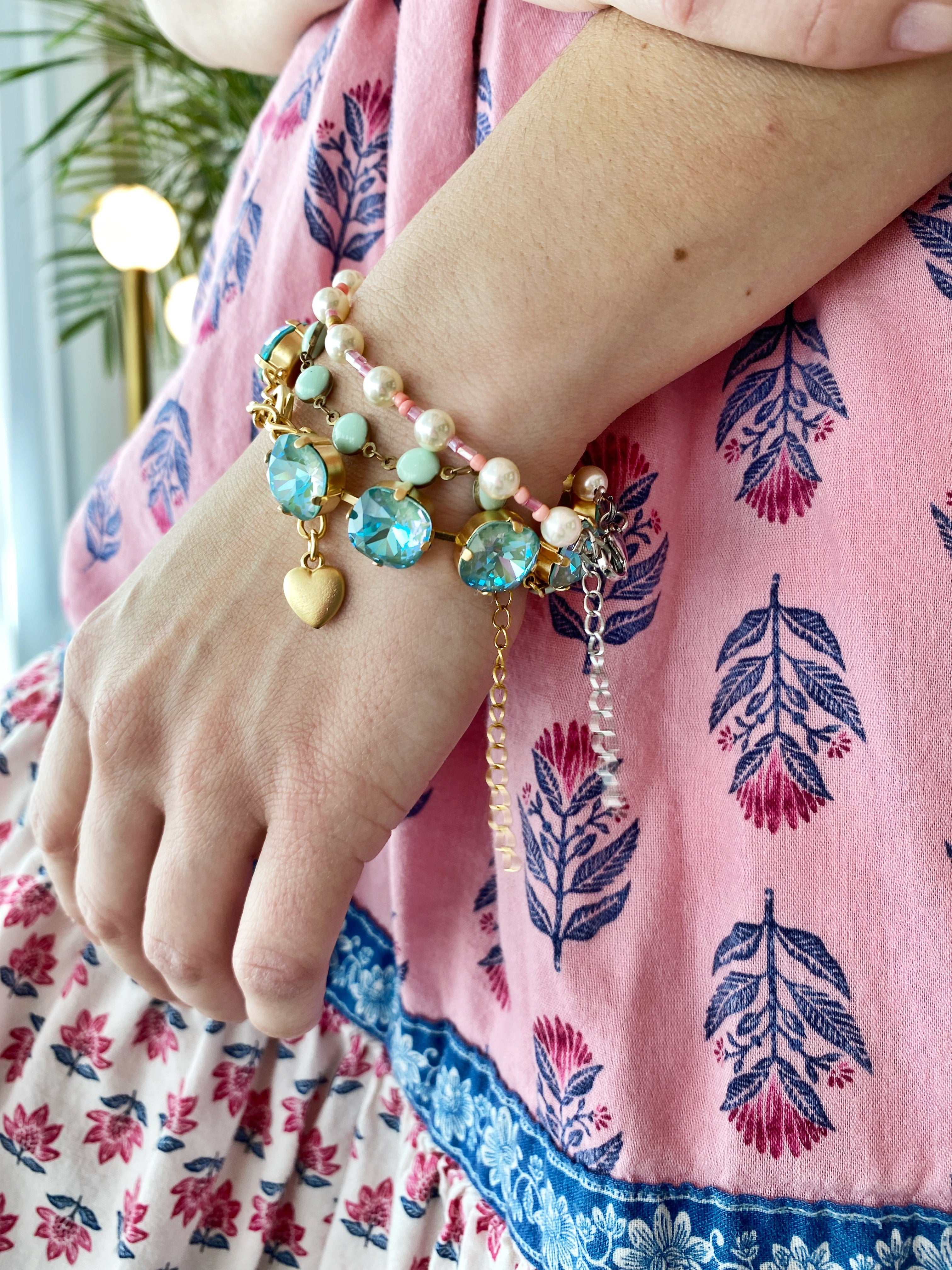 Bracelet Glam silky sage