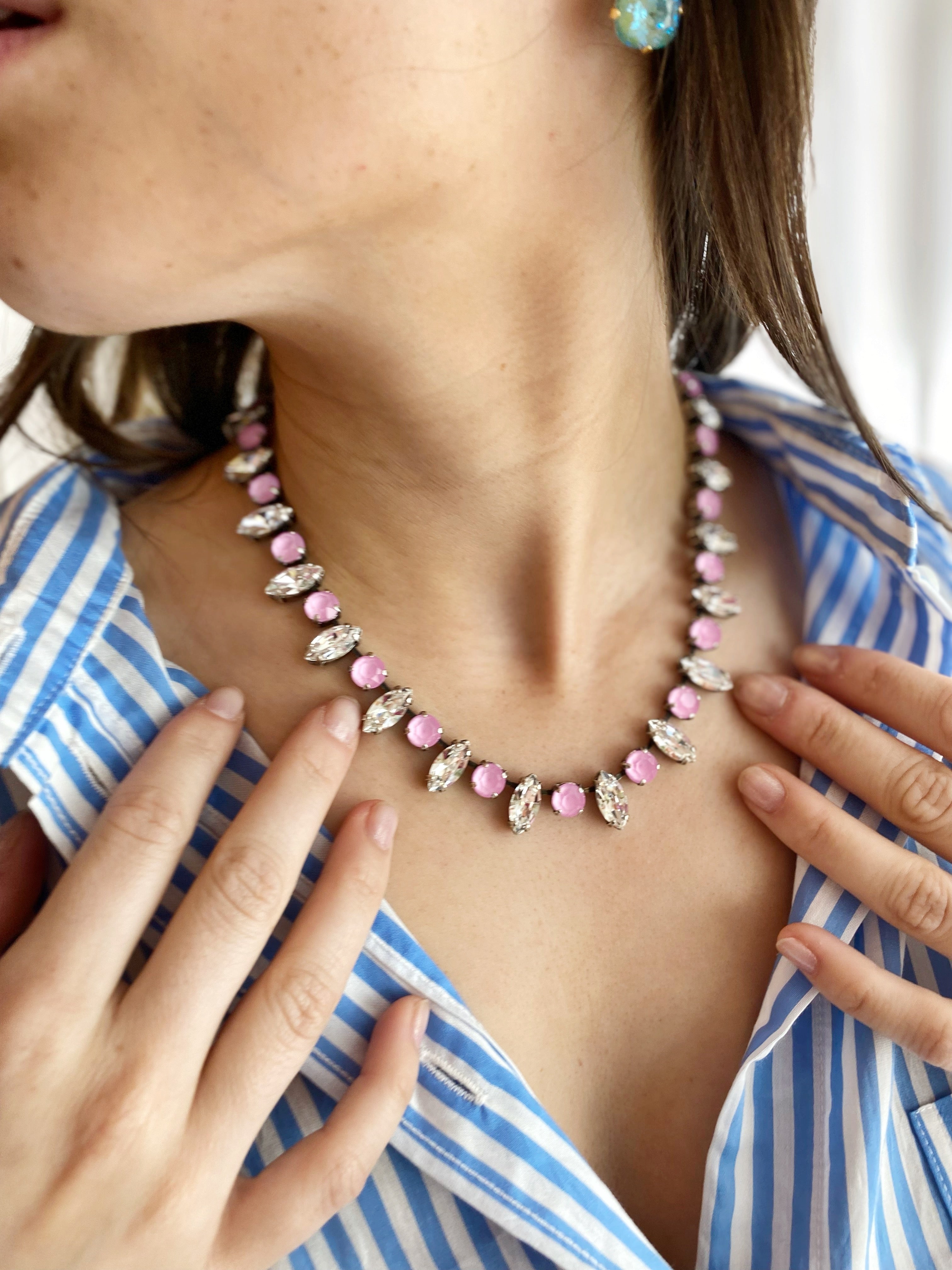 Collier Savannha bubble gum