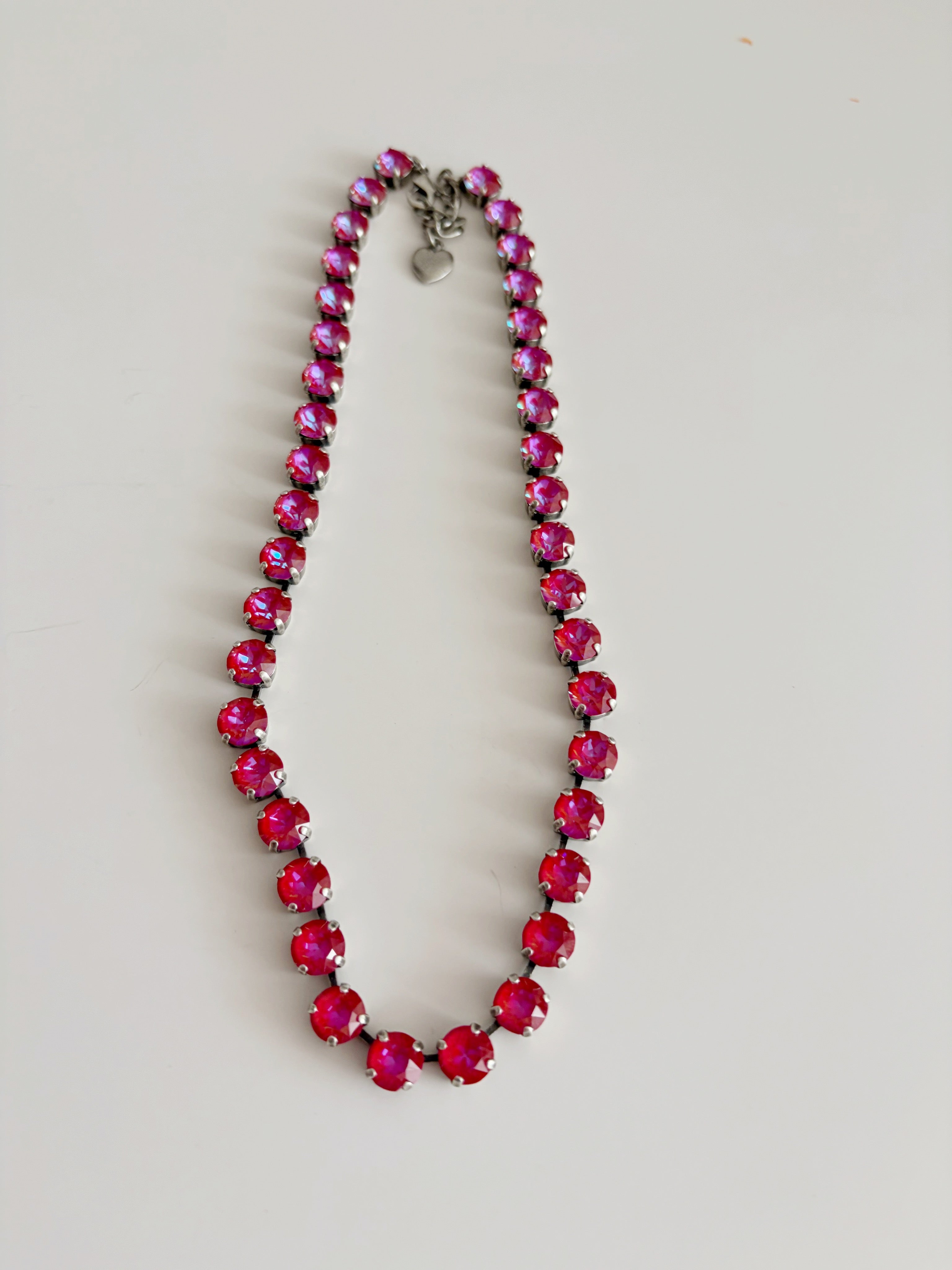Collier Safira Rasperry  rouge