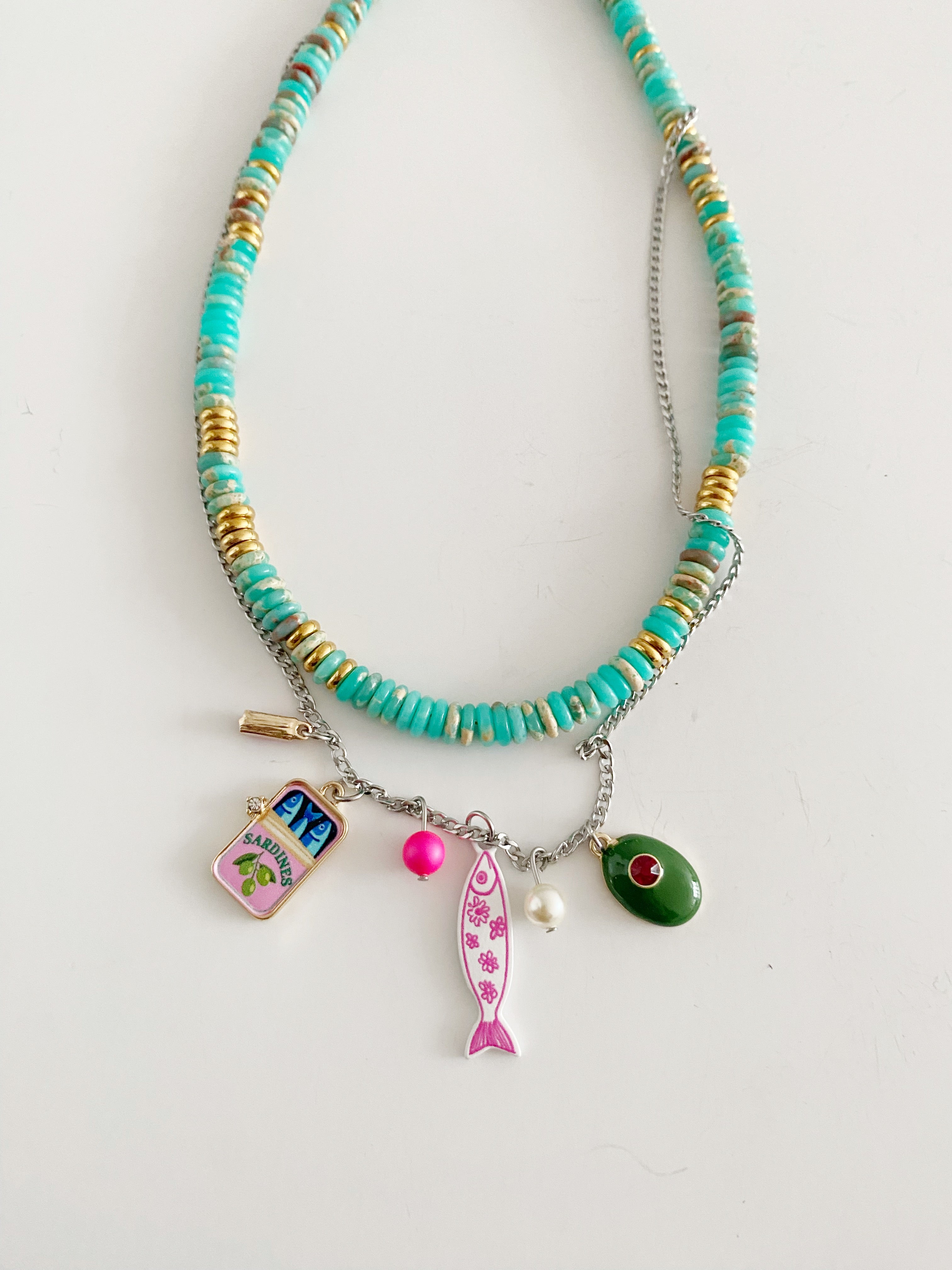Ensemble deux colliers Donna