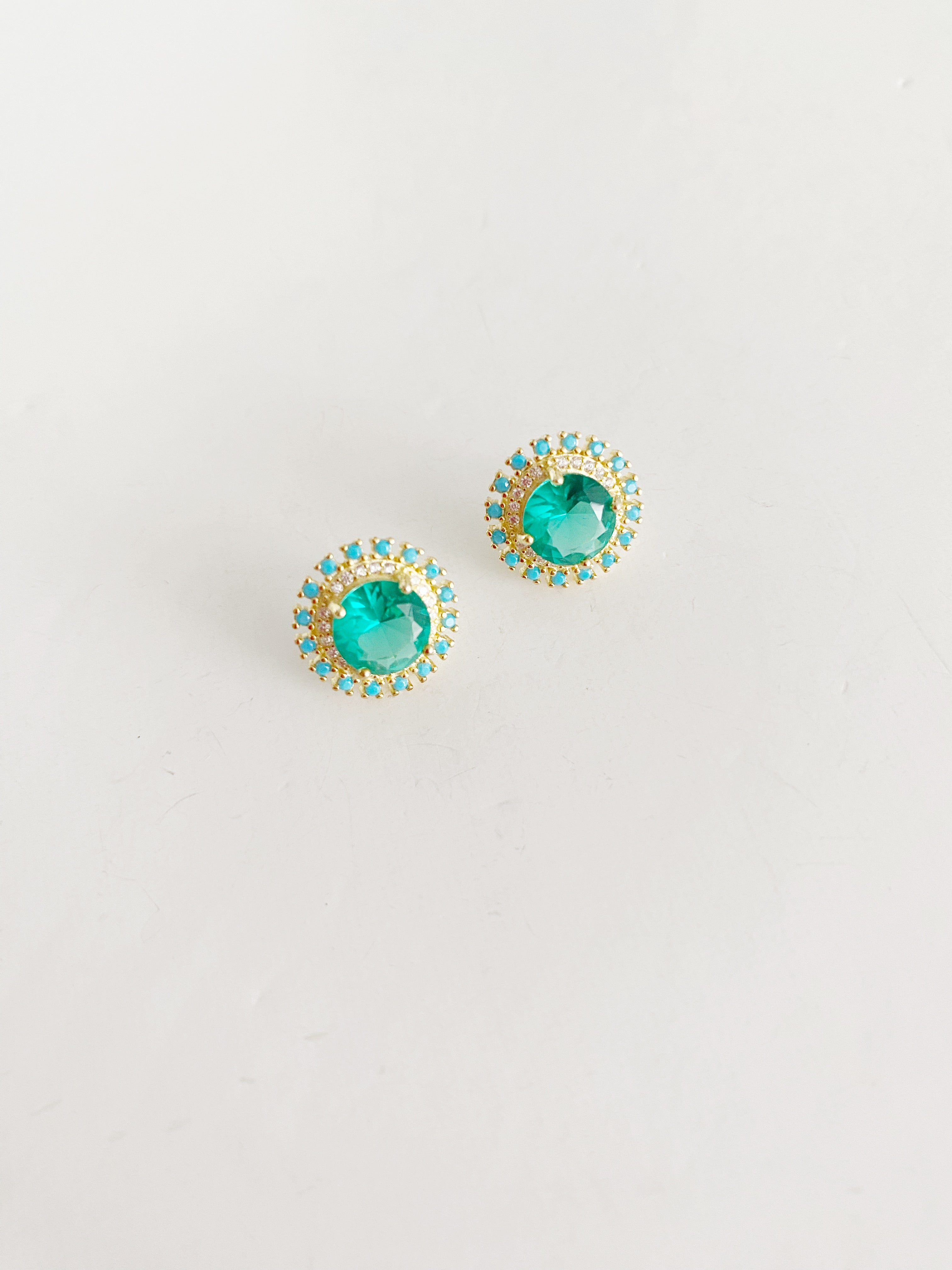 Boucles d'oreilles Naika\ vert