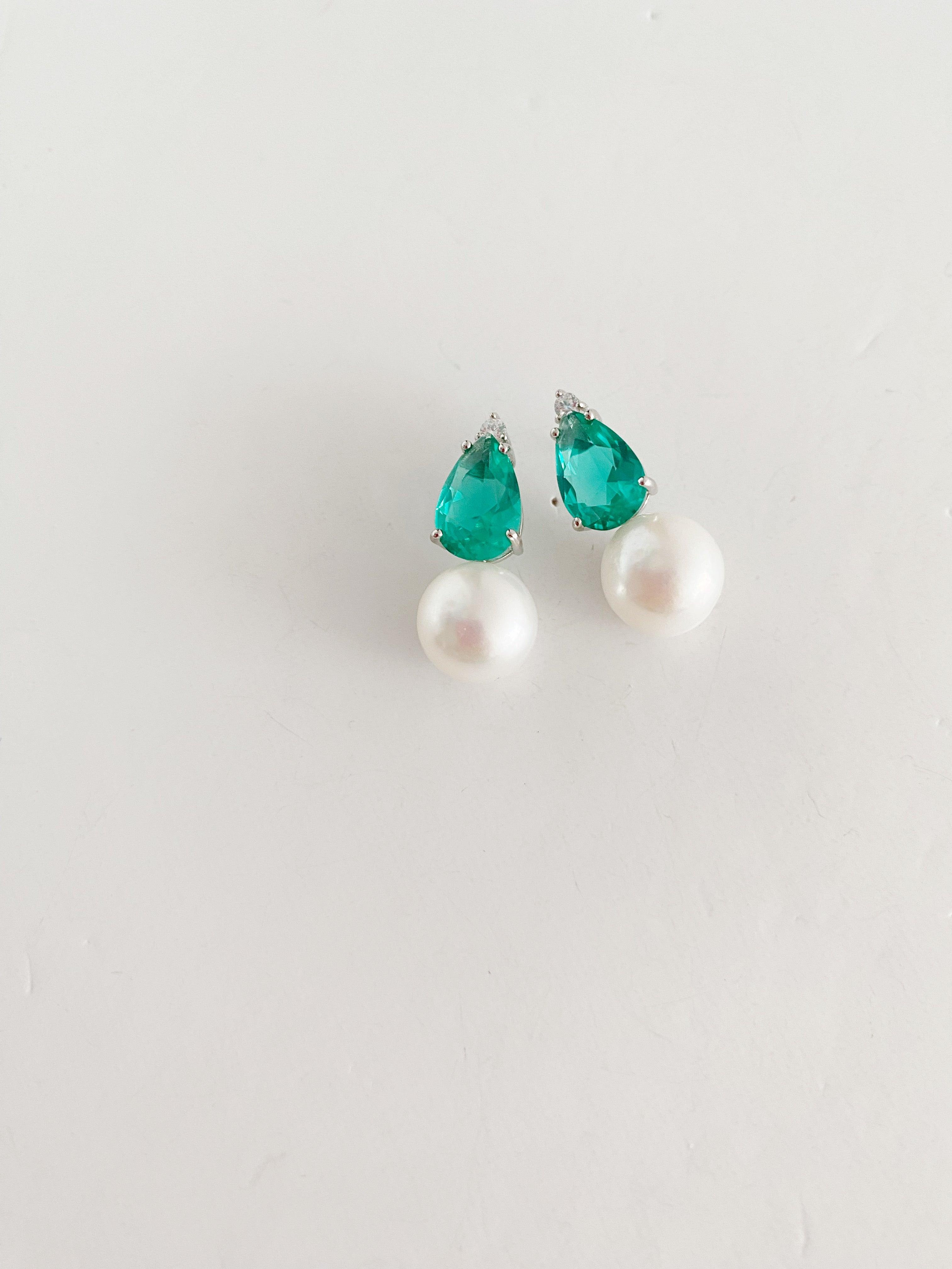 Boucles d'oreilles Odessa \ vert