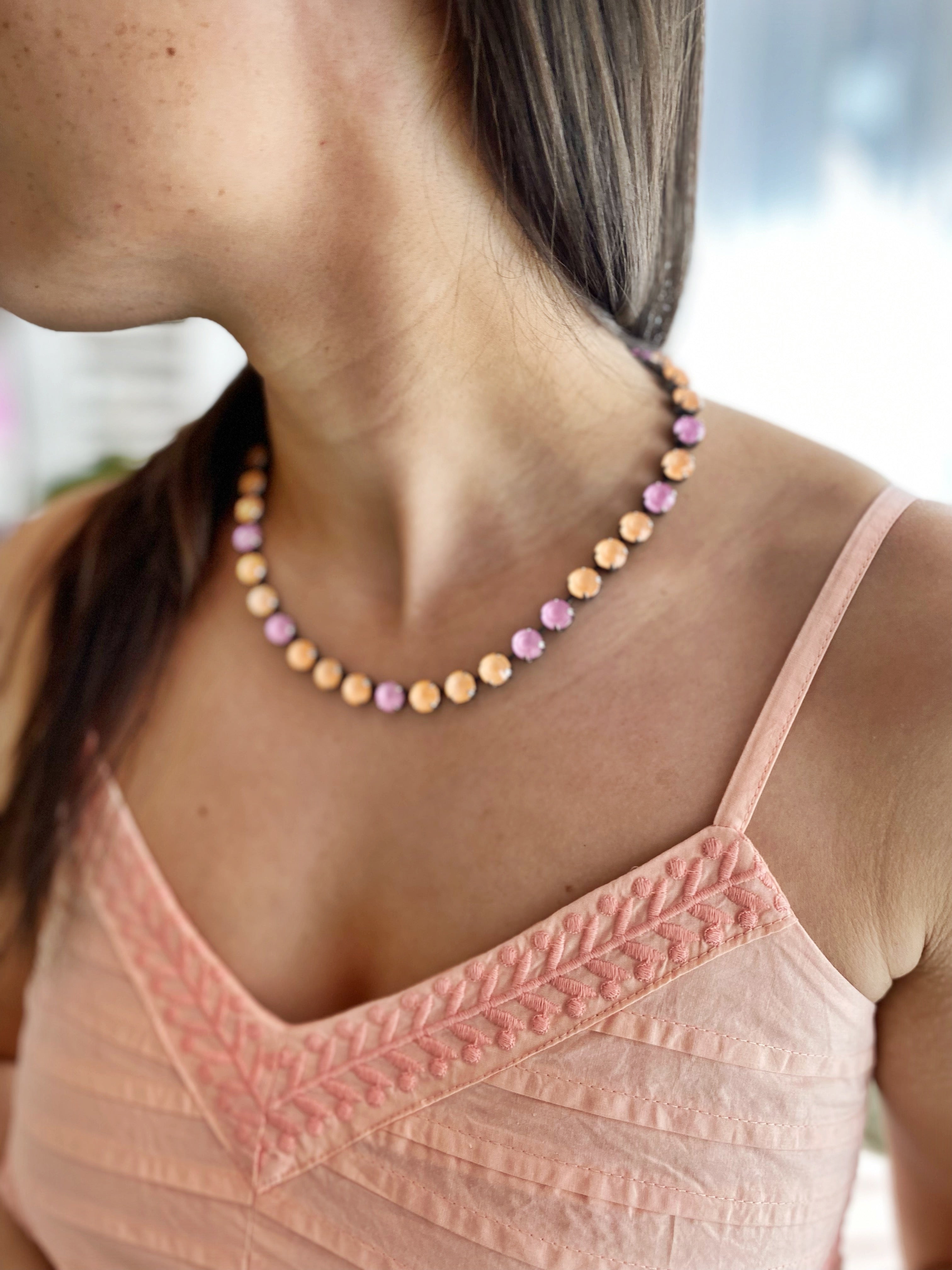 Collier Safira Pink lemonade