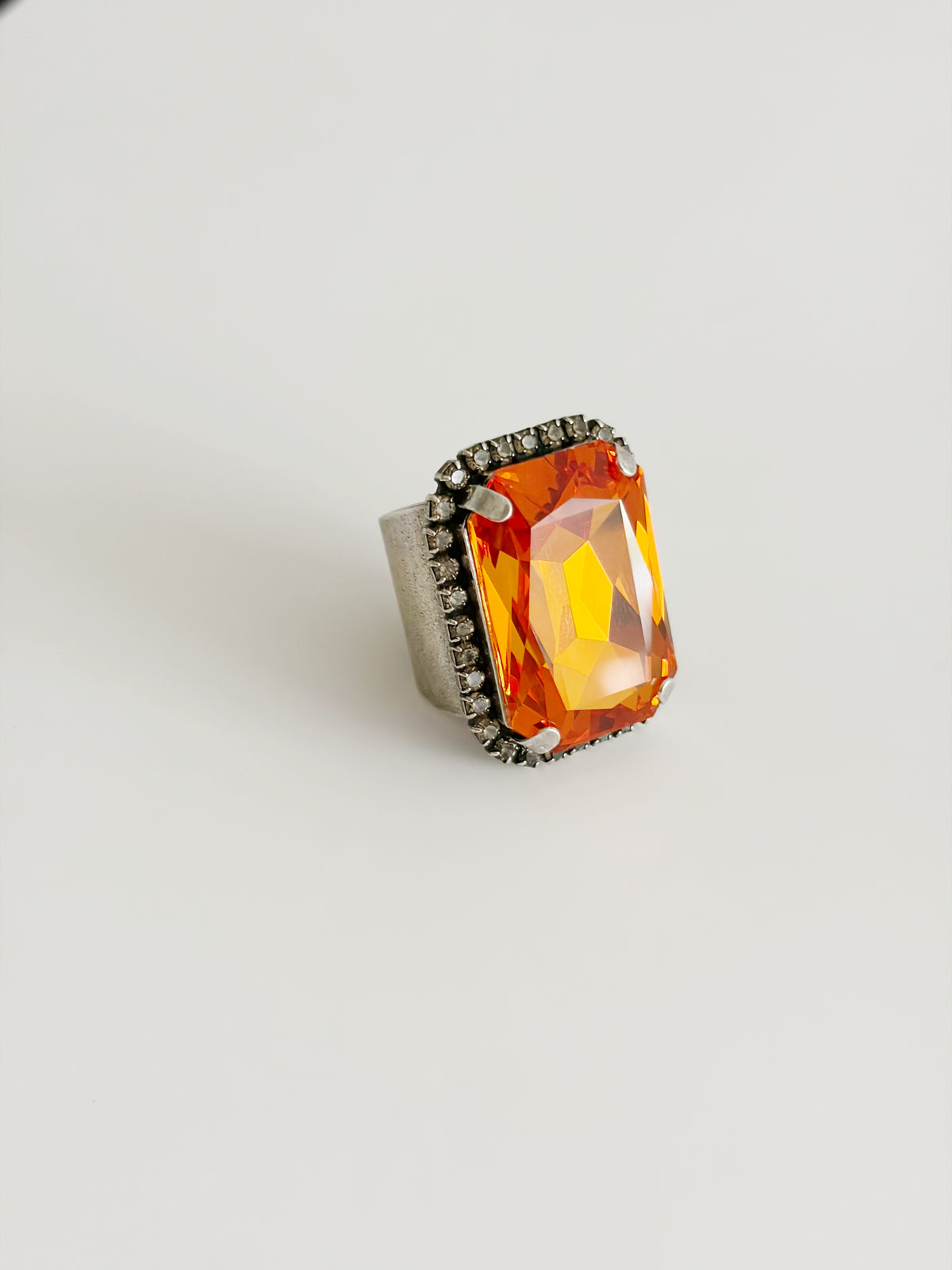 Bague cocktail Stella / Dark Orange