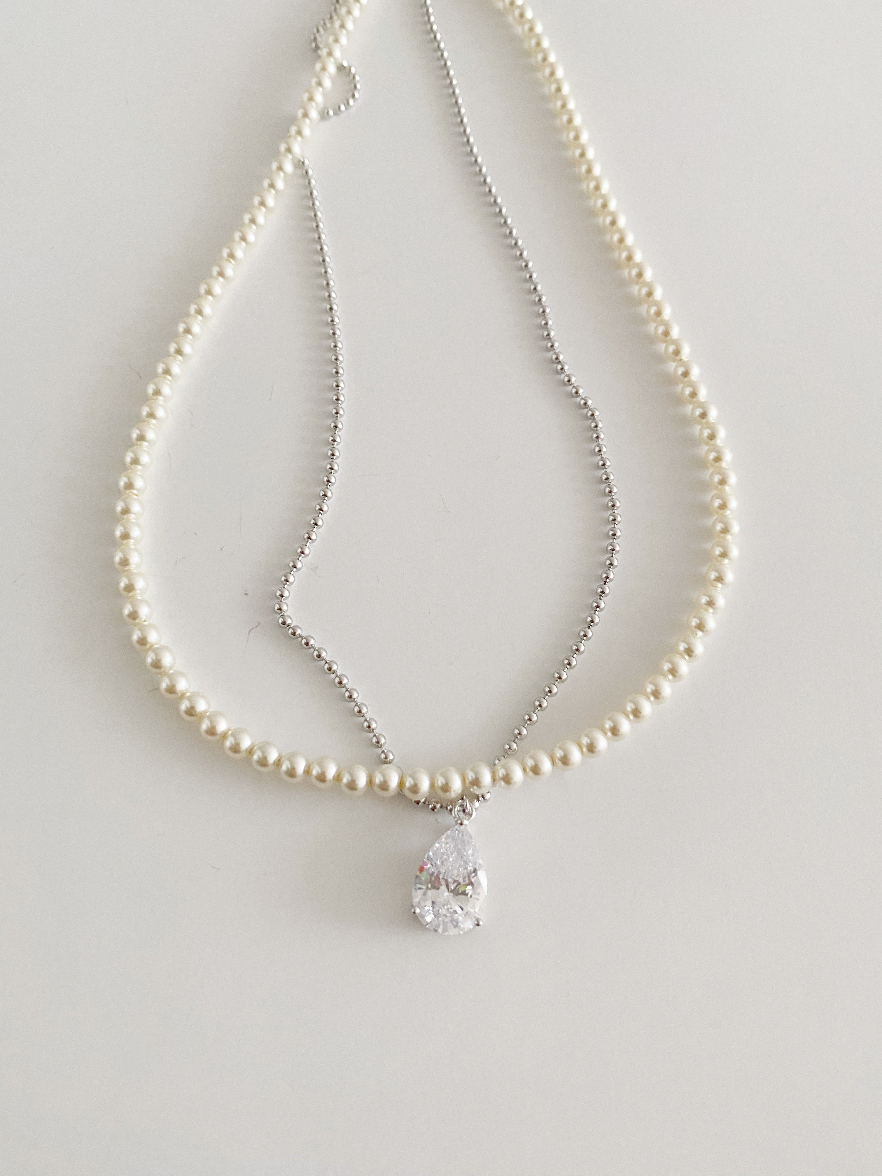 Ensemble deux colliers Schiffer \ silver