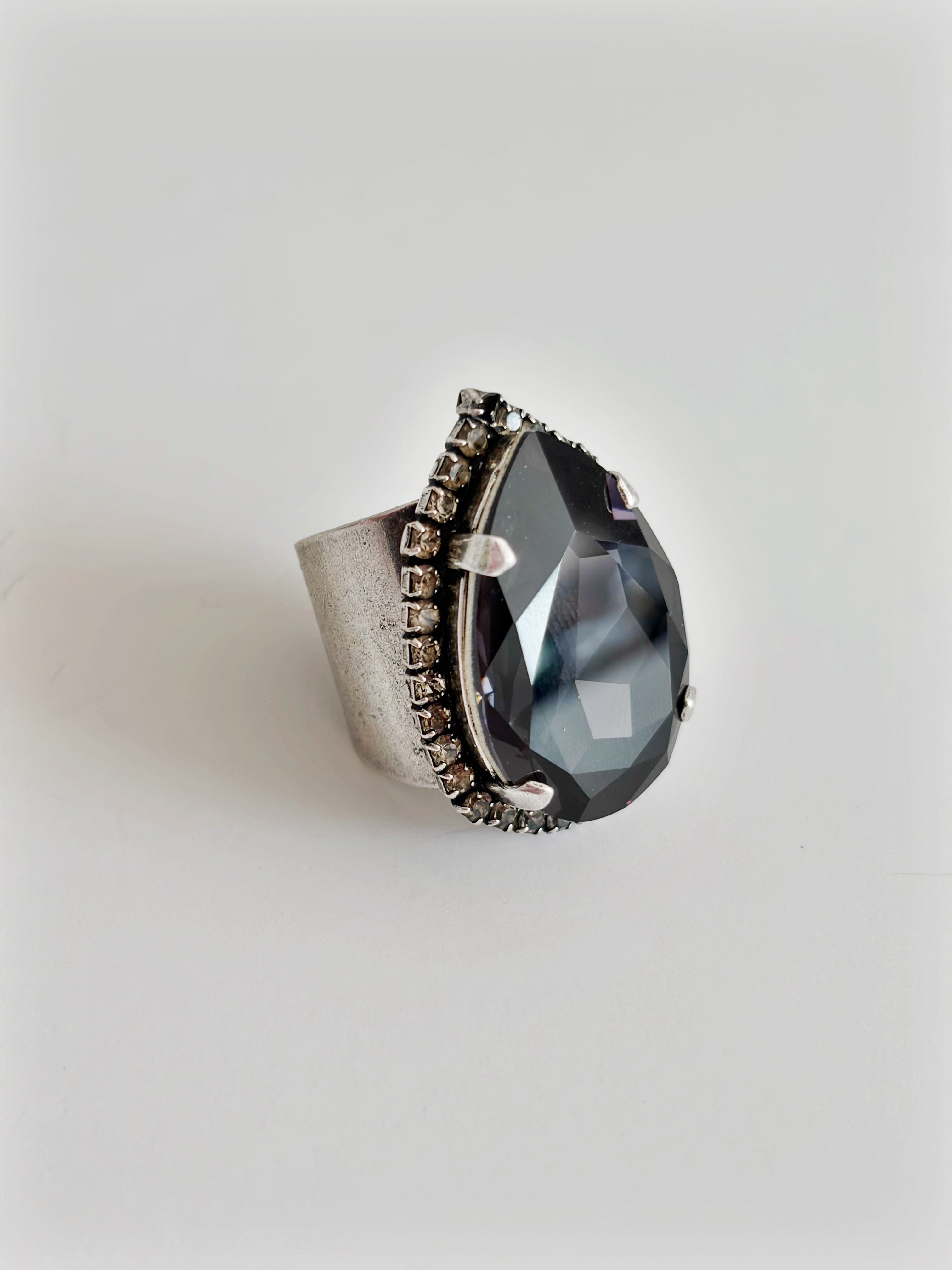 Bague cocktail Morgan \ graphite