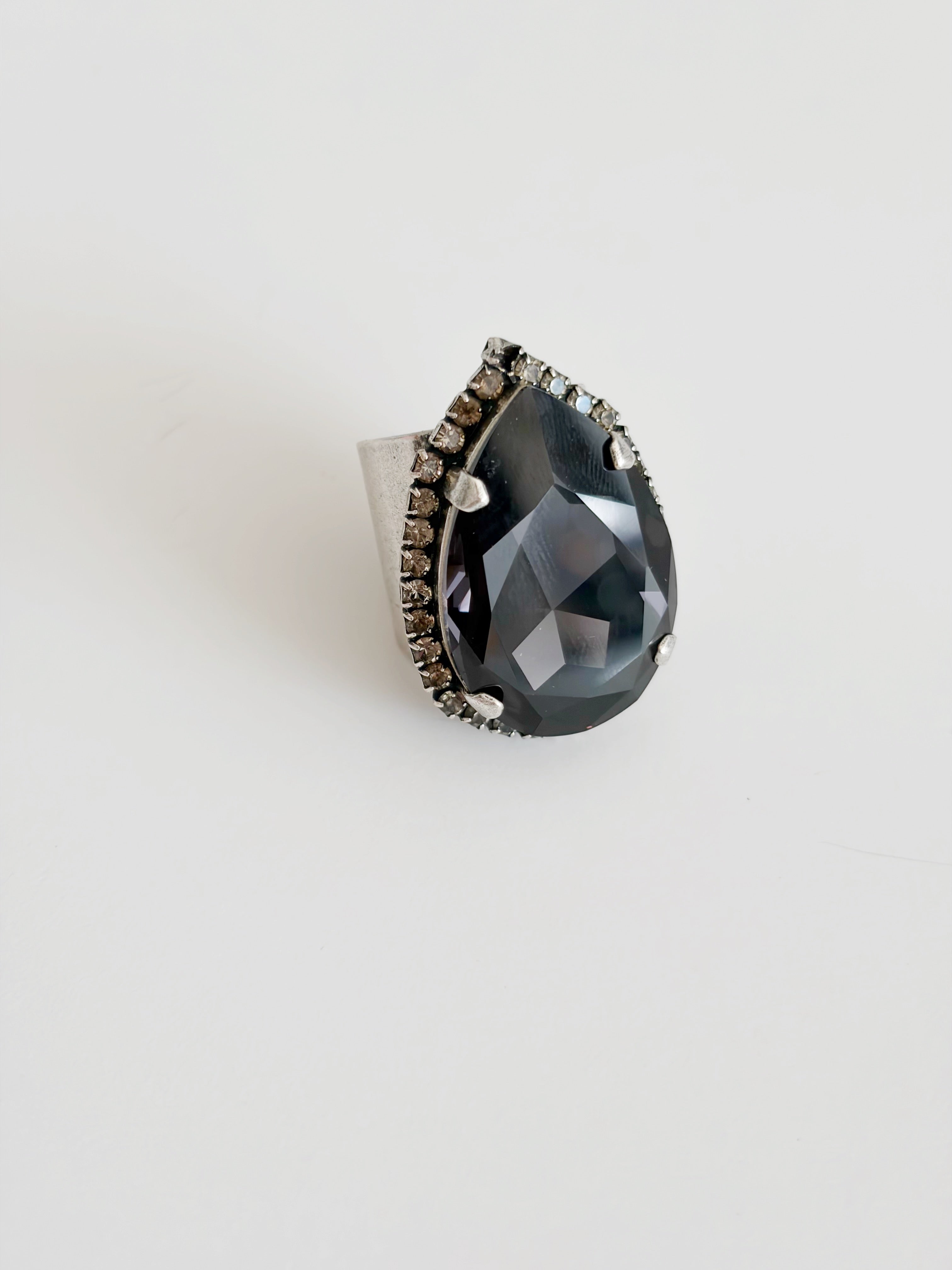 Bague cocktail Morgan \ graphite