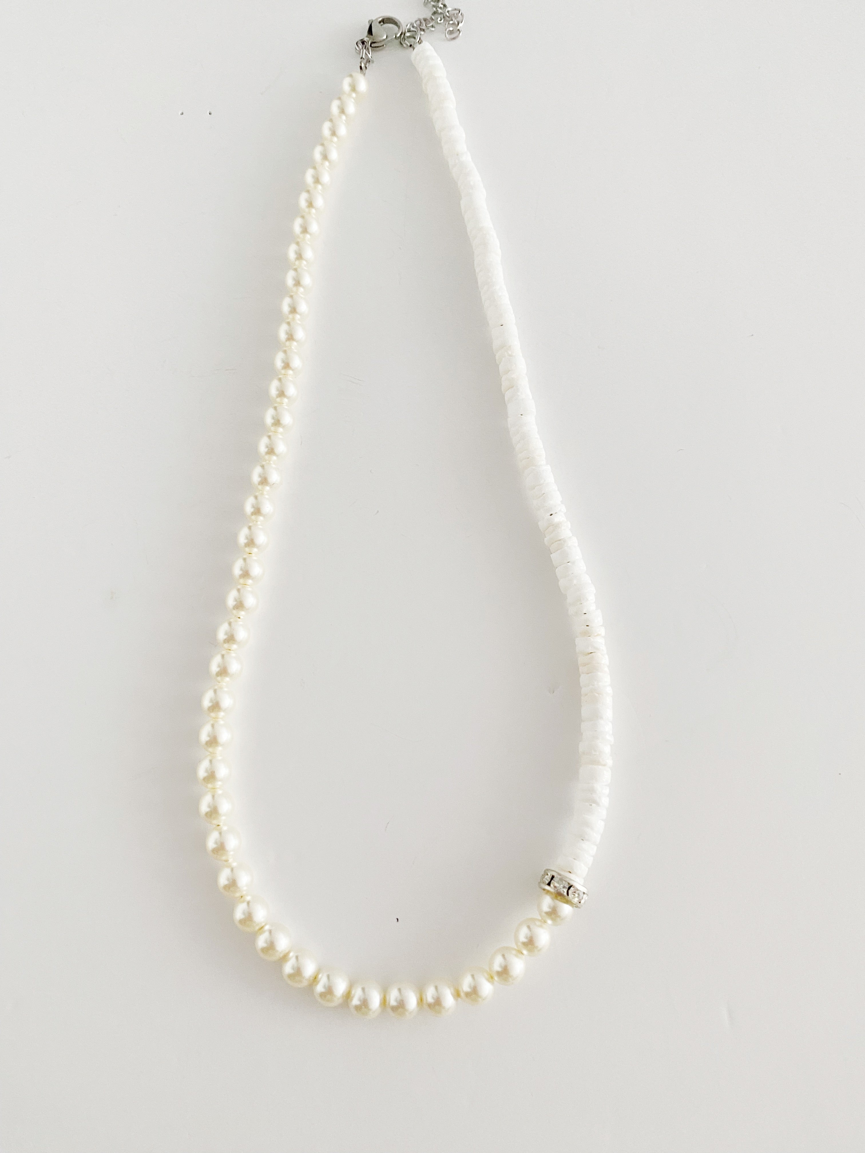 Collier Alizée \sable blanc