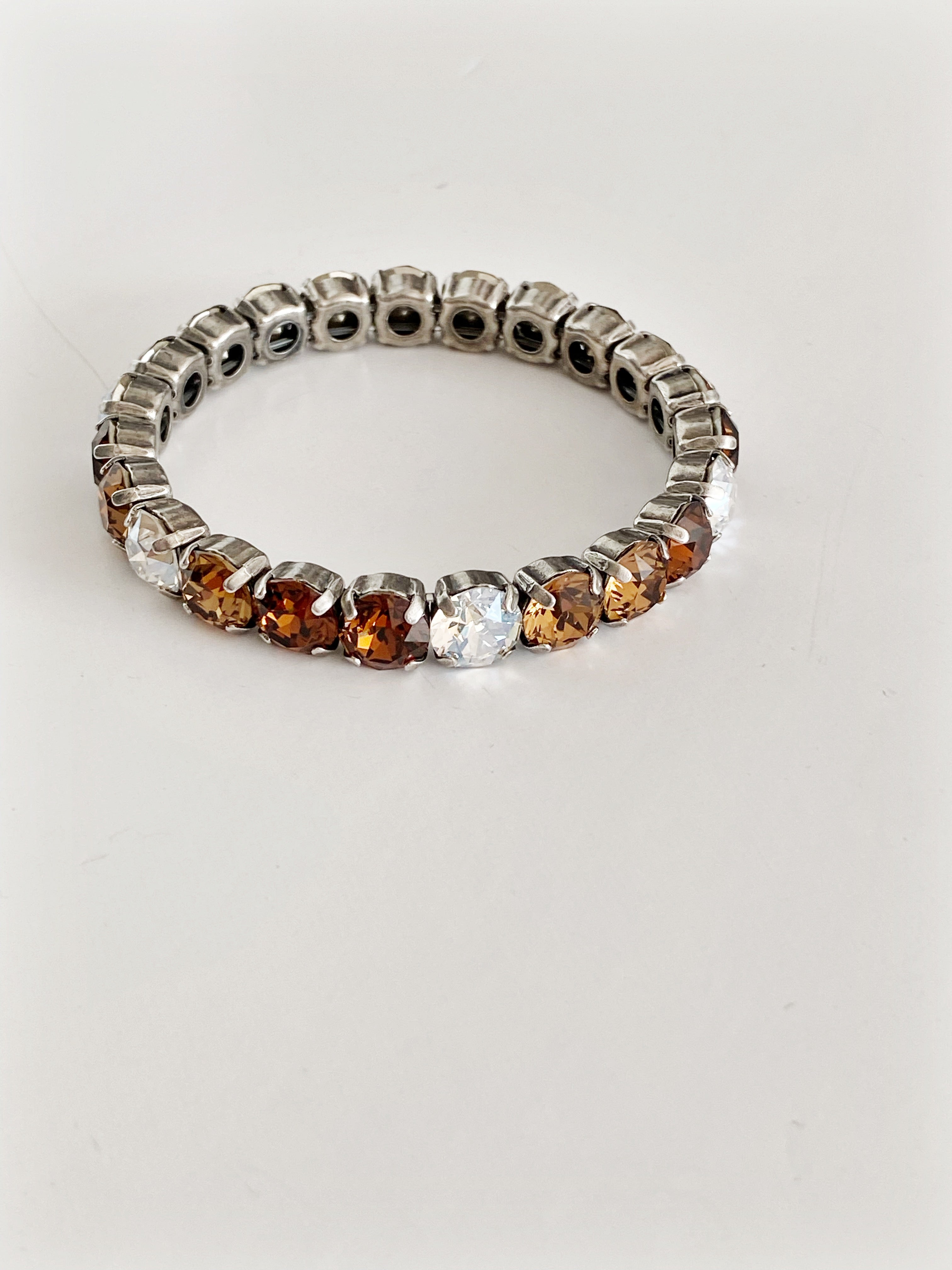 Bracelet élastique  smoked mocha