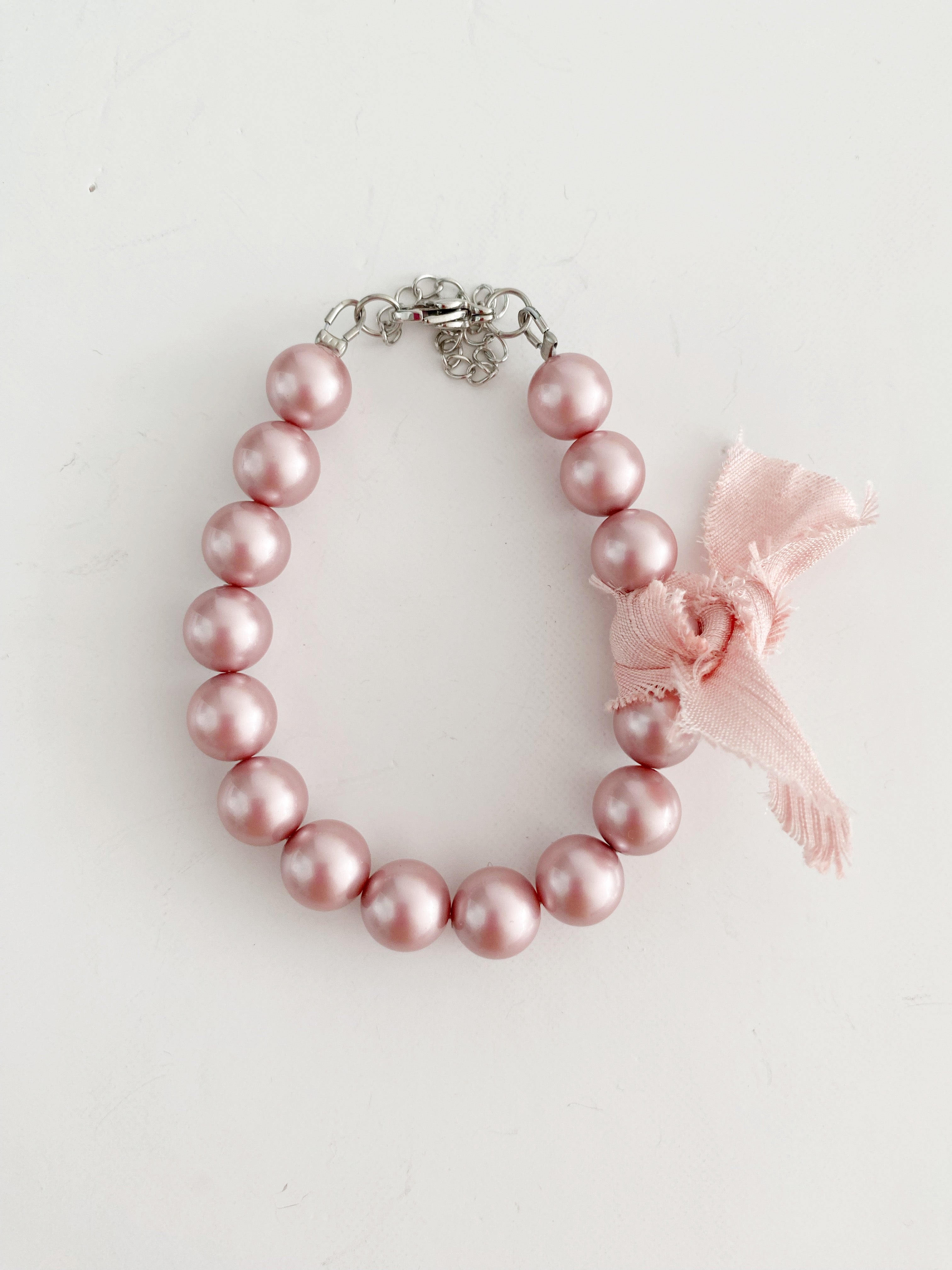 Bracelet de perles Rose romance