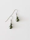 Boucles d'oreilles Brinley \dark olive