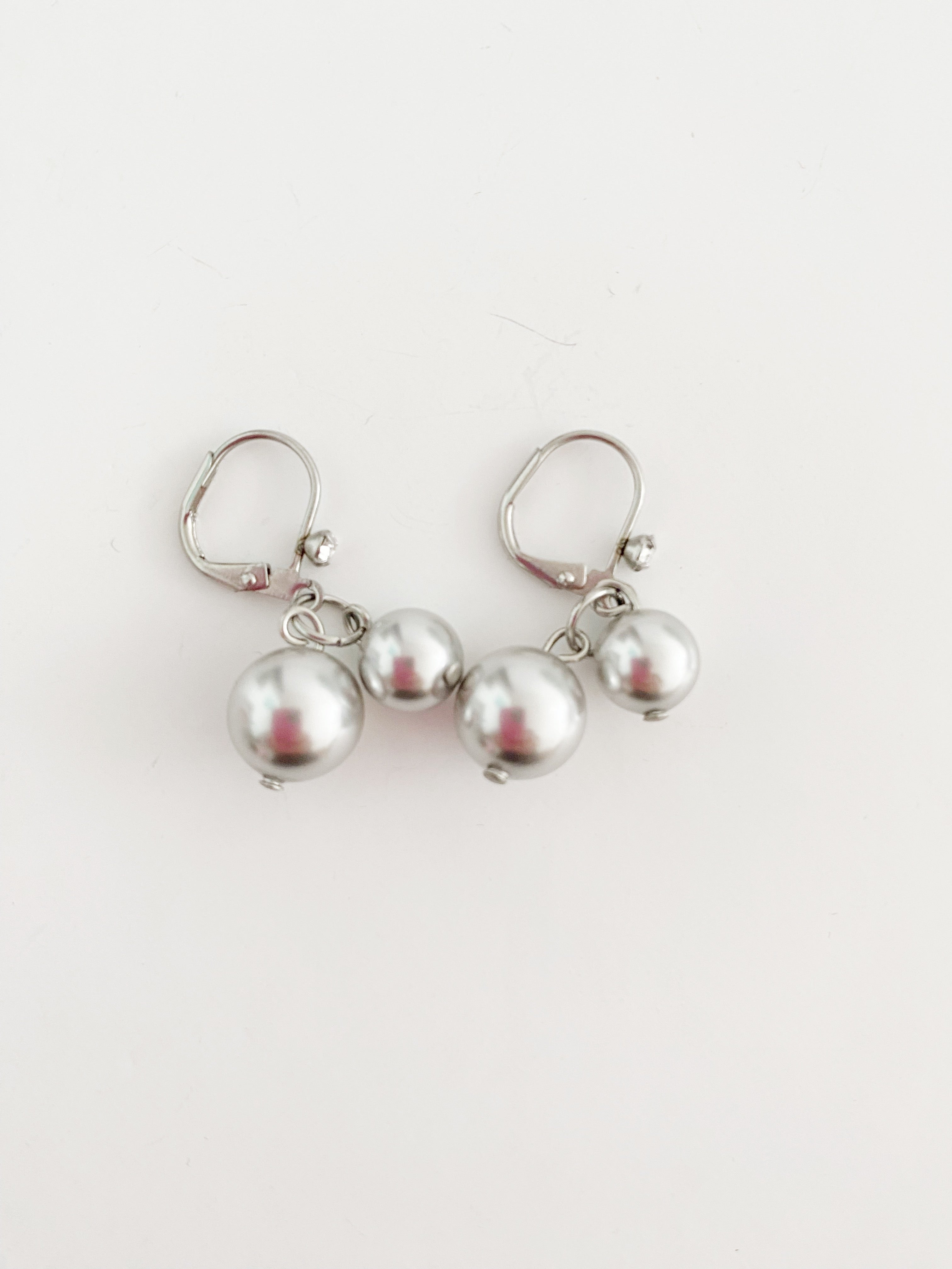 Boucles d'oreilles Coco grey