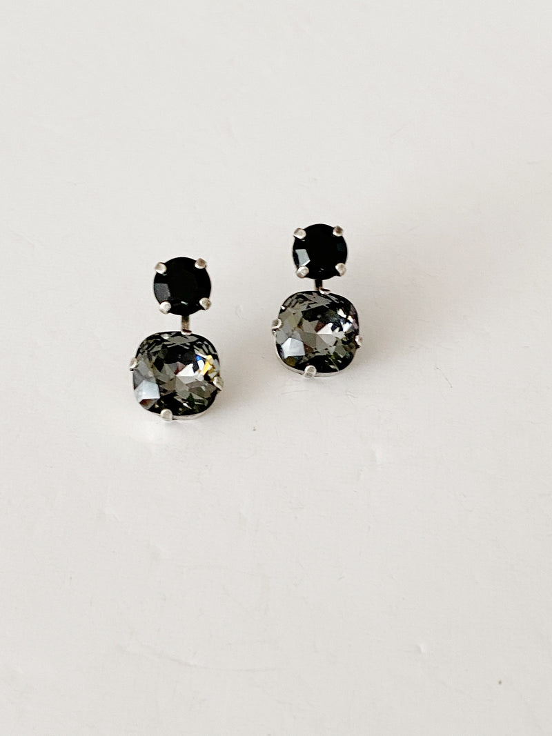 Boucles d'oreilles Trixie \ Black glam