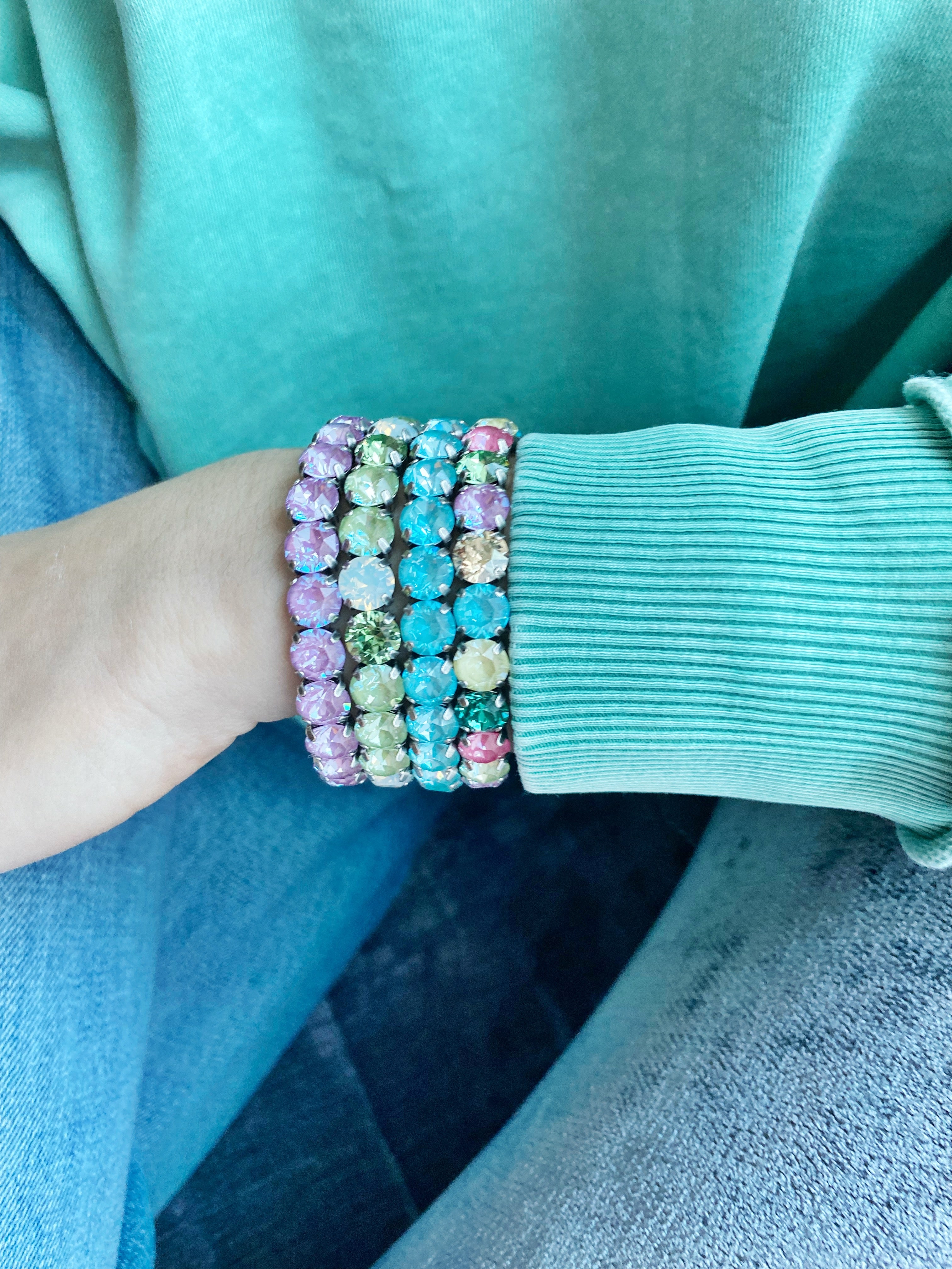 Bracelet élastique Purple glow