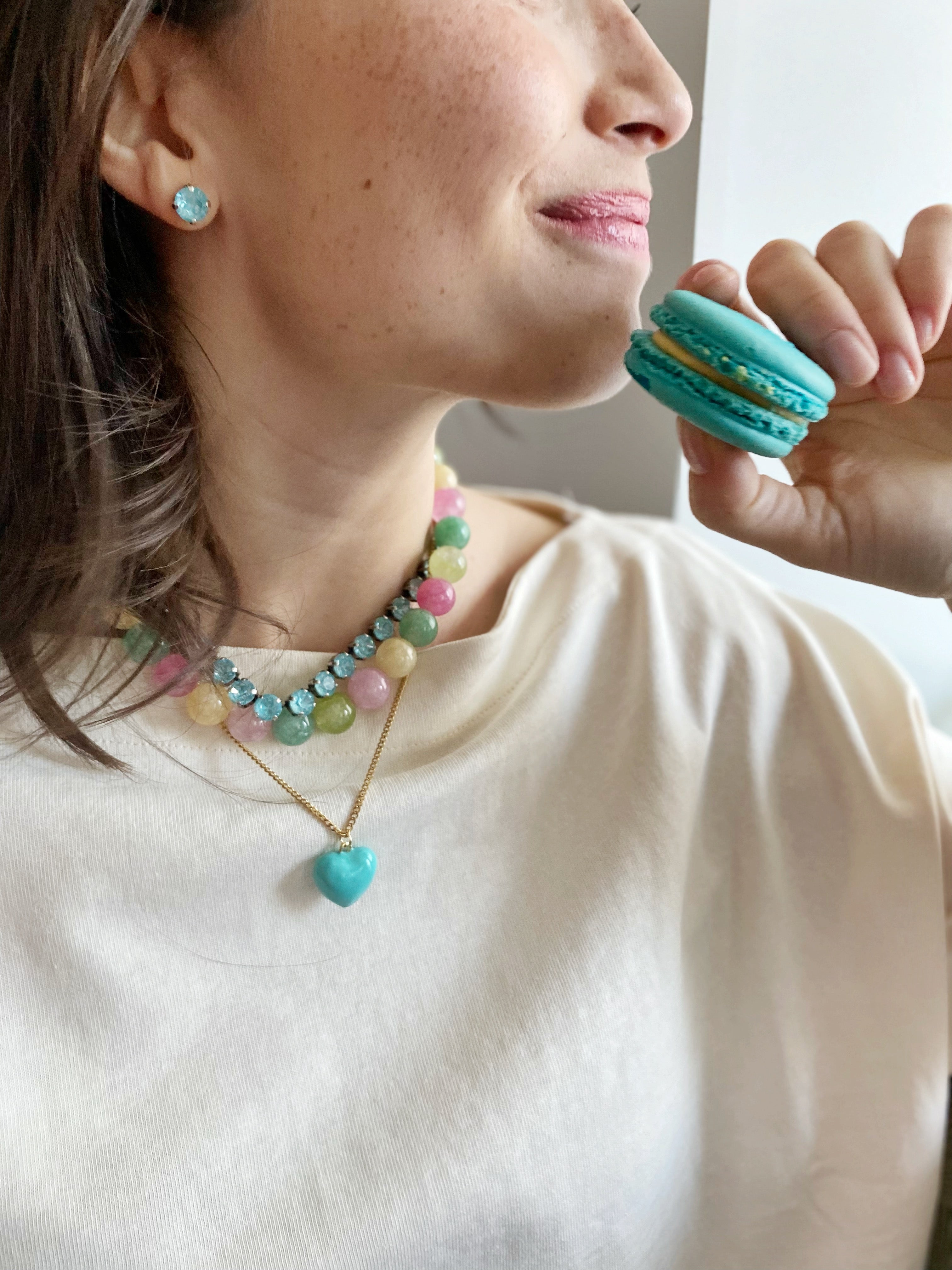 Collier Tatjiana \ pastel