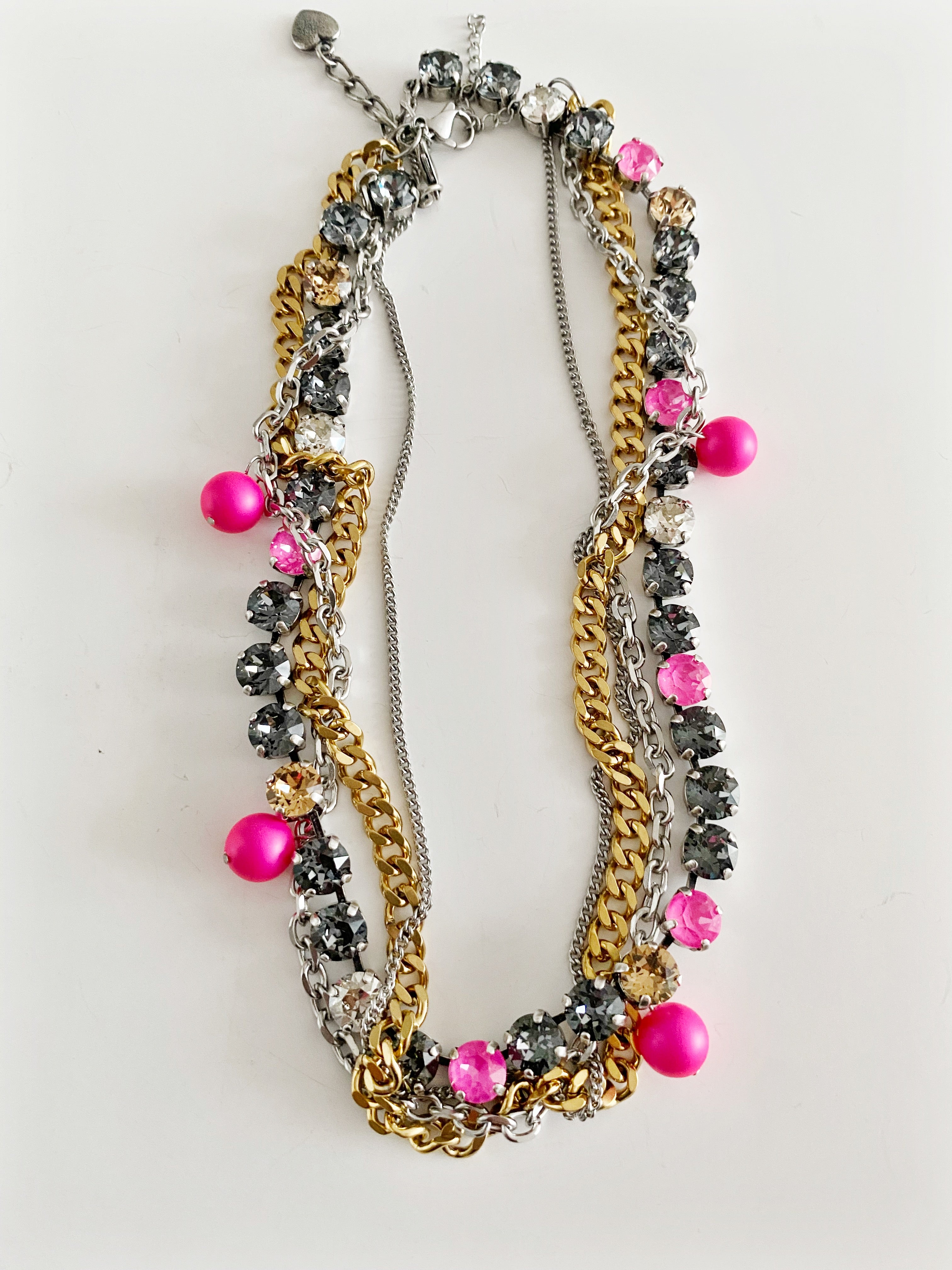 Ensemble de colliers Pink Harper