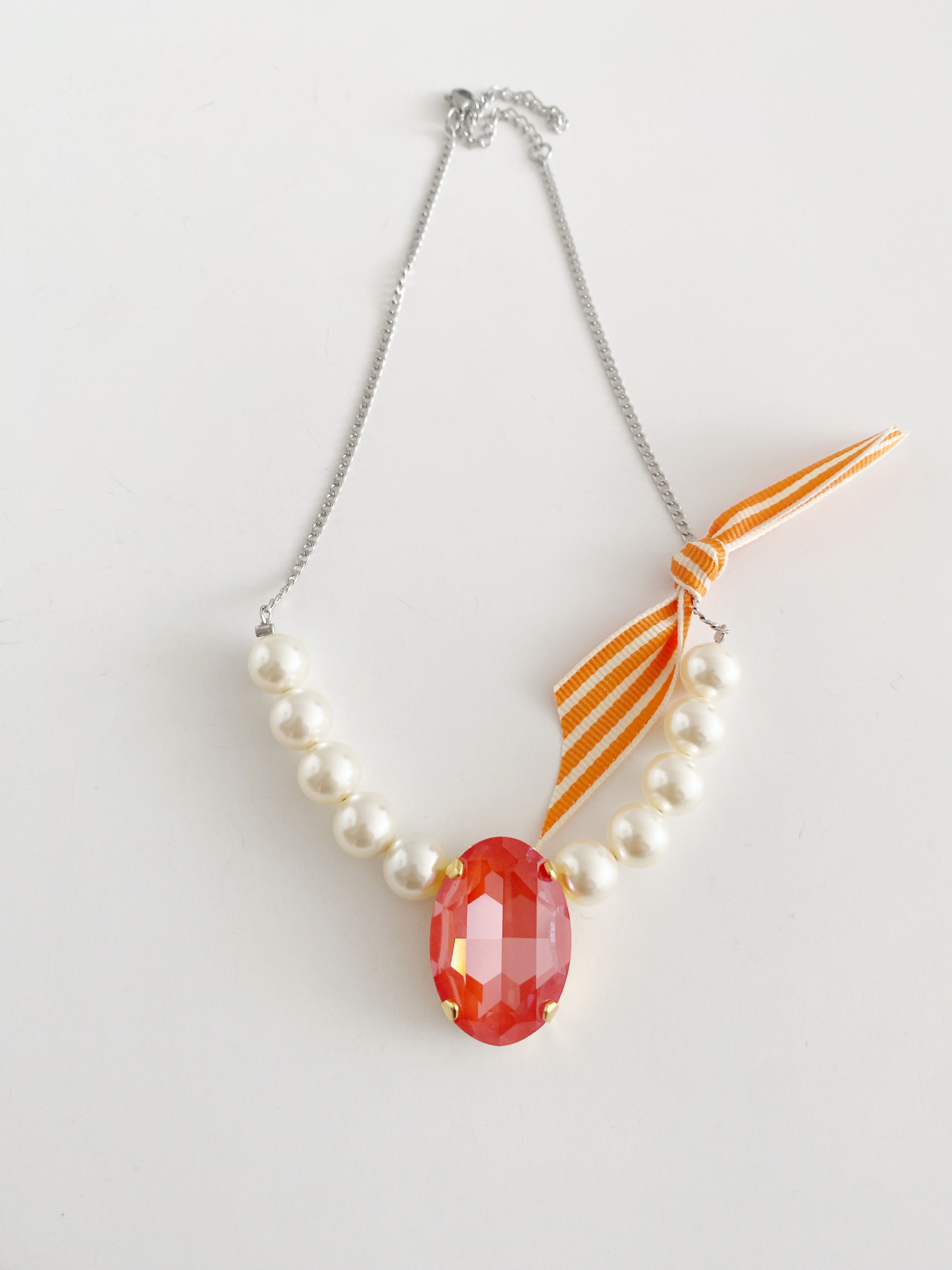 C🌸ollier Carla \ orange