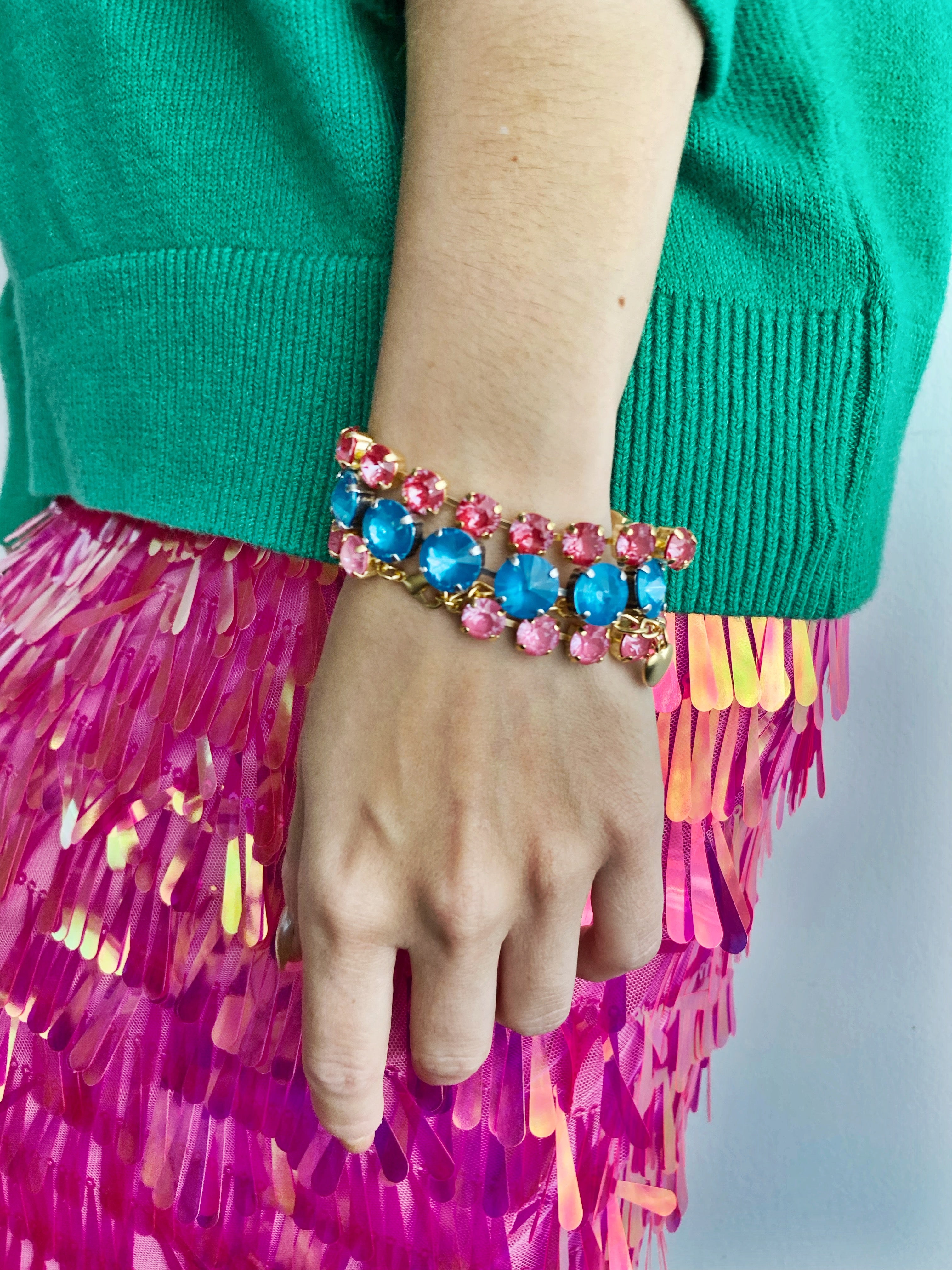 Bracelet safira Rouge romance à MIlan