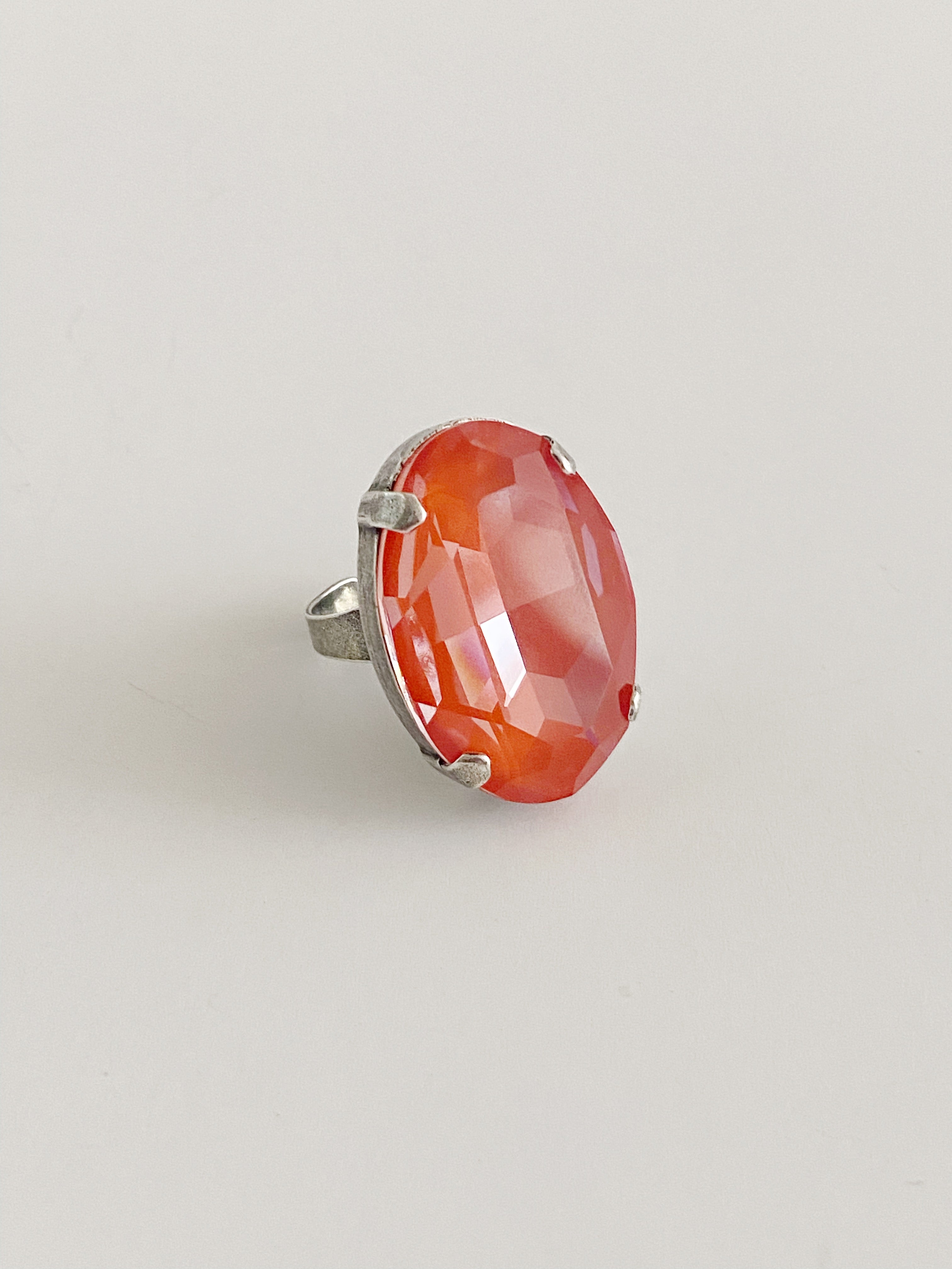 Bague Sunset orangé