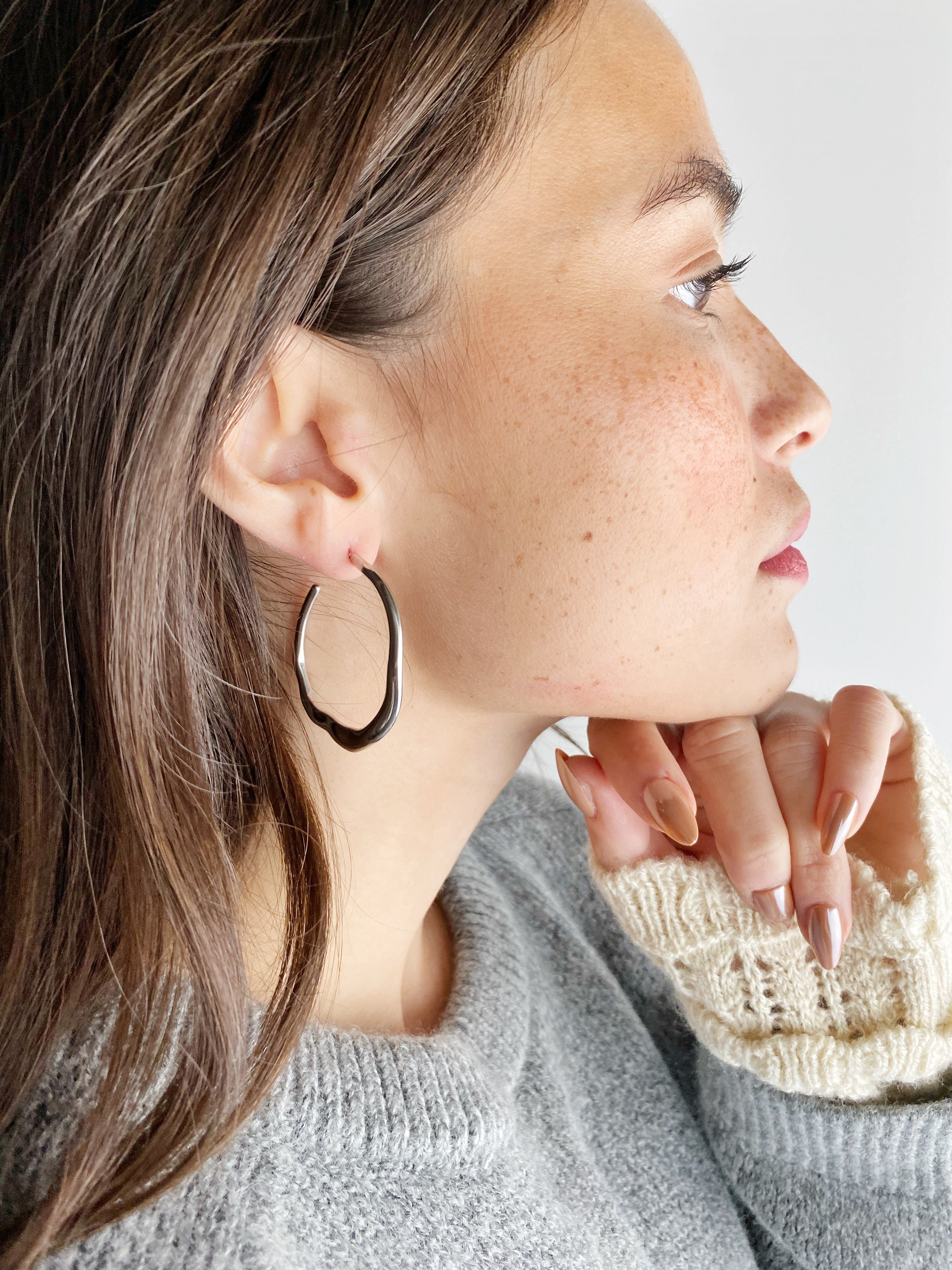 Boucles d'oreilles Stefania \ silver