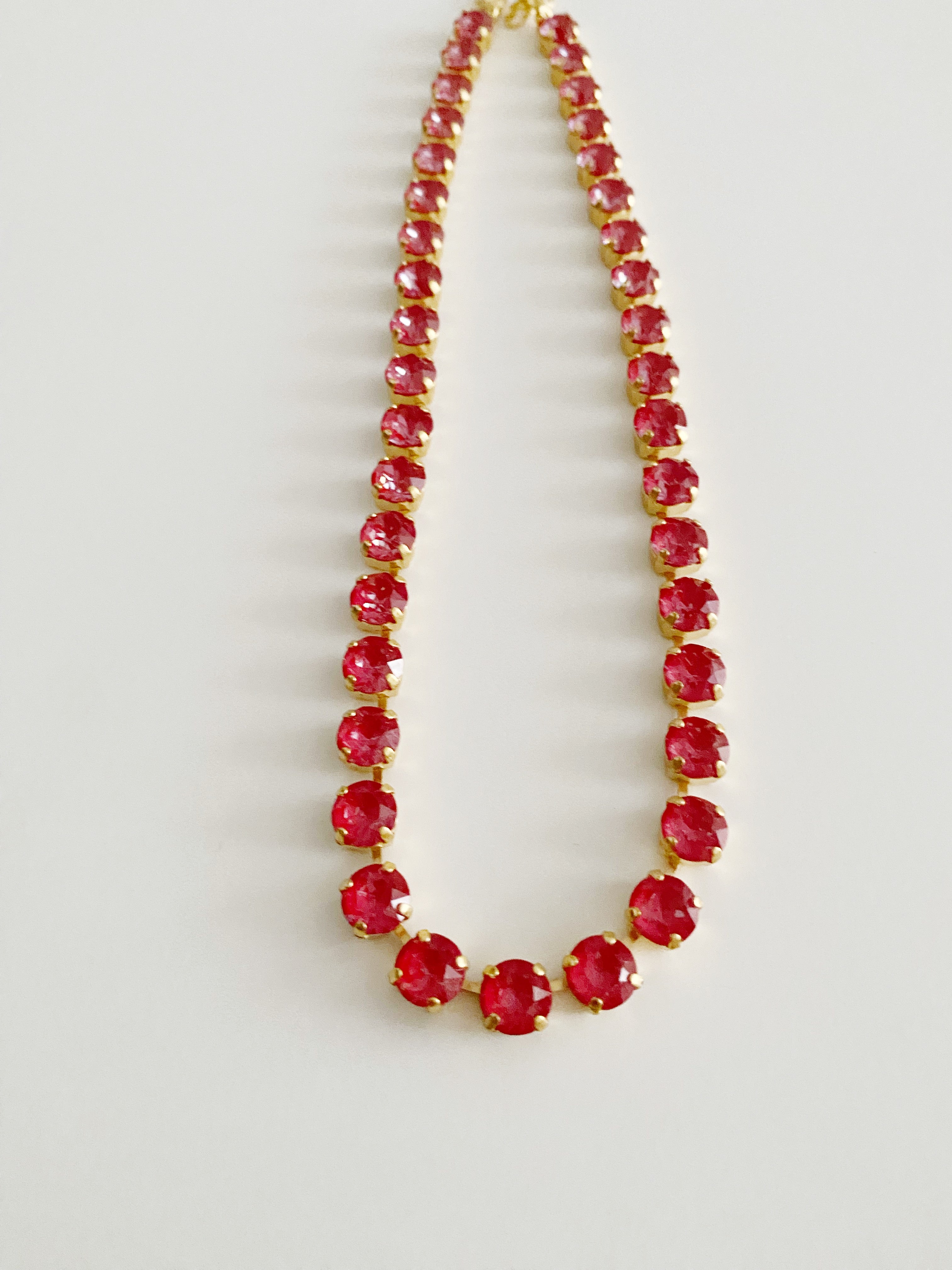 Collier Safira\Rouge Romance à MIlan ❤️