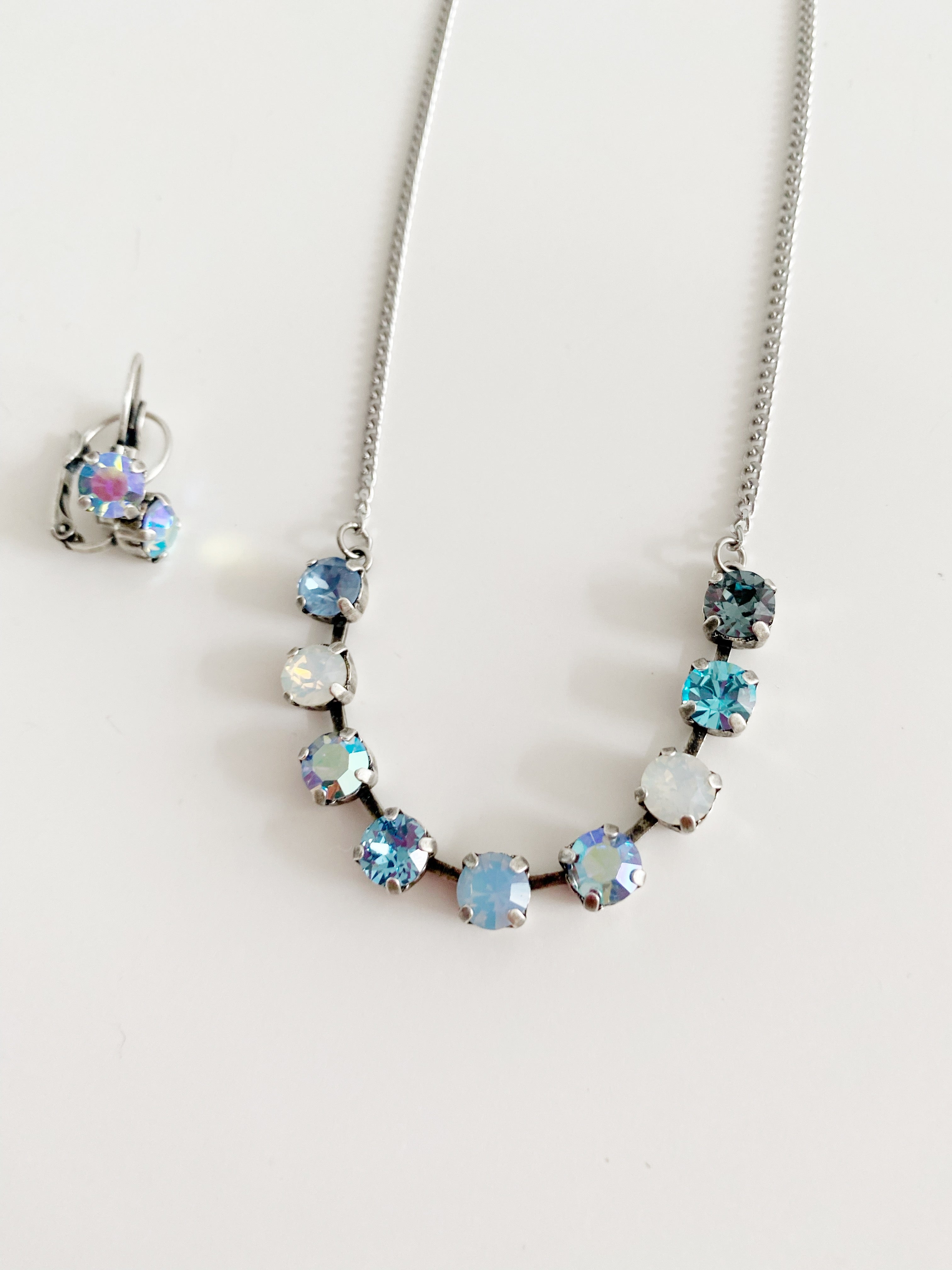 Ensemble collier et boucles d'oreilles Vue sur la mer \ prix spécial ✨