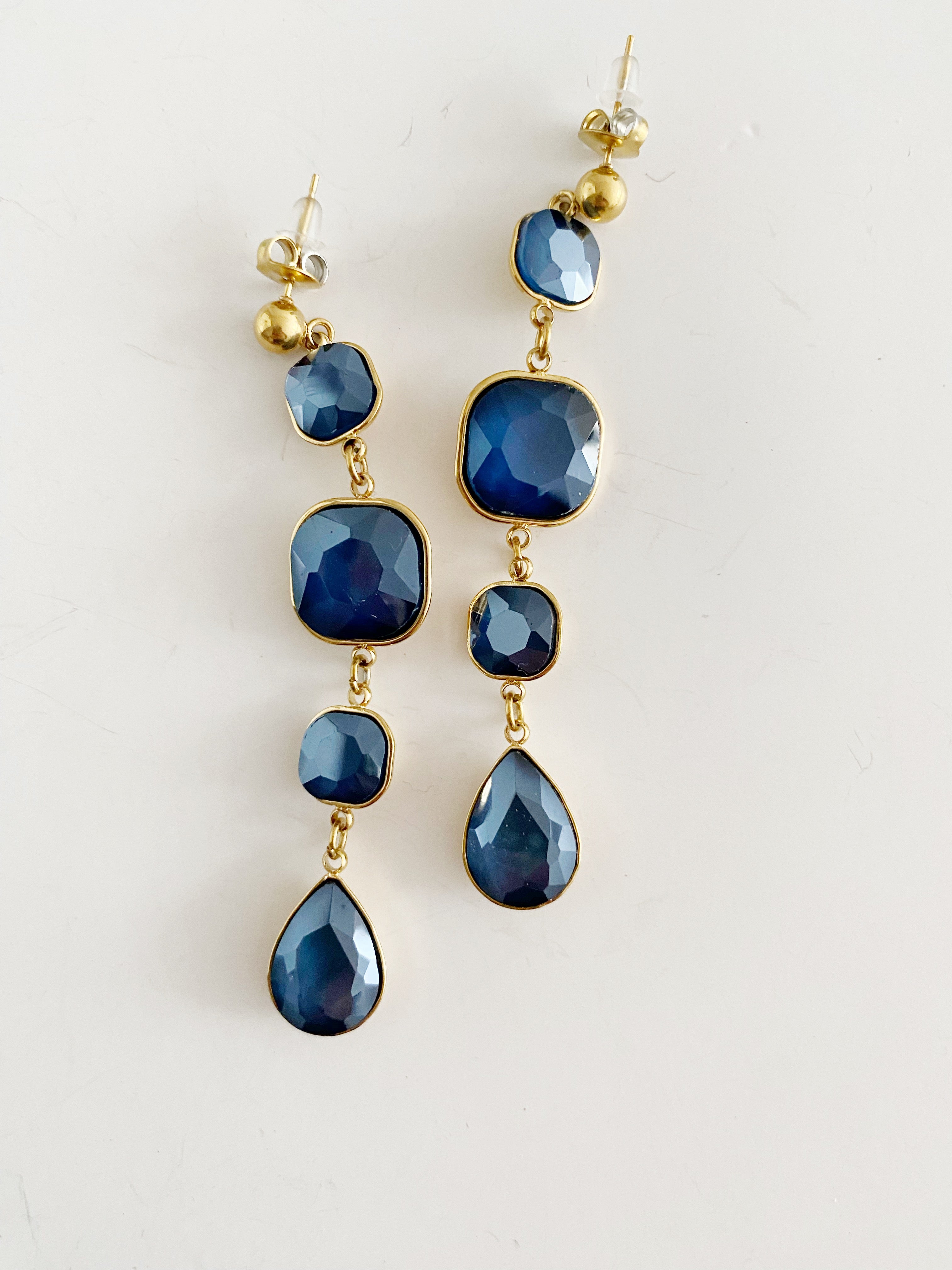 Boucles d'oreilles Scarlett blue