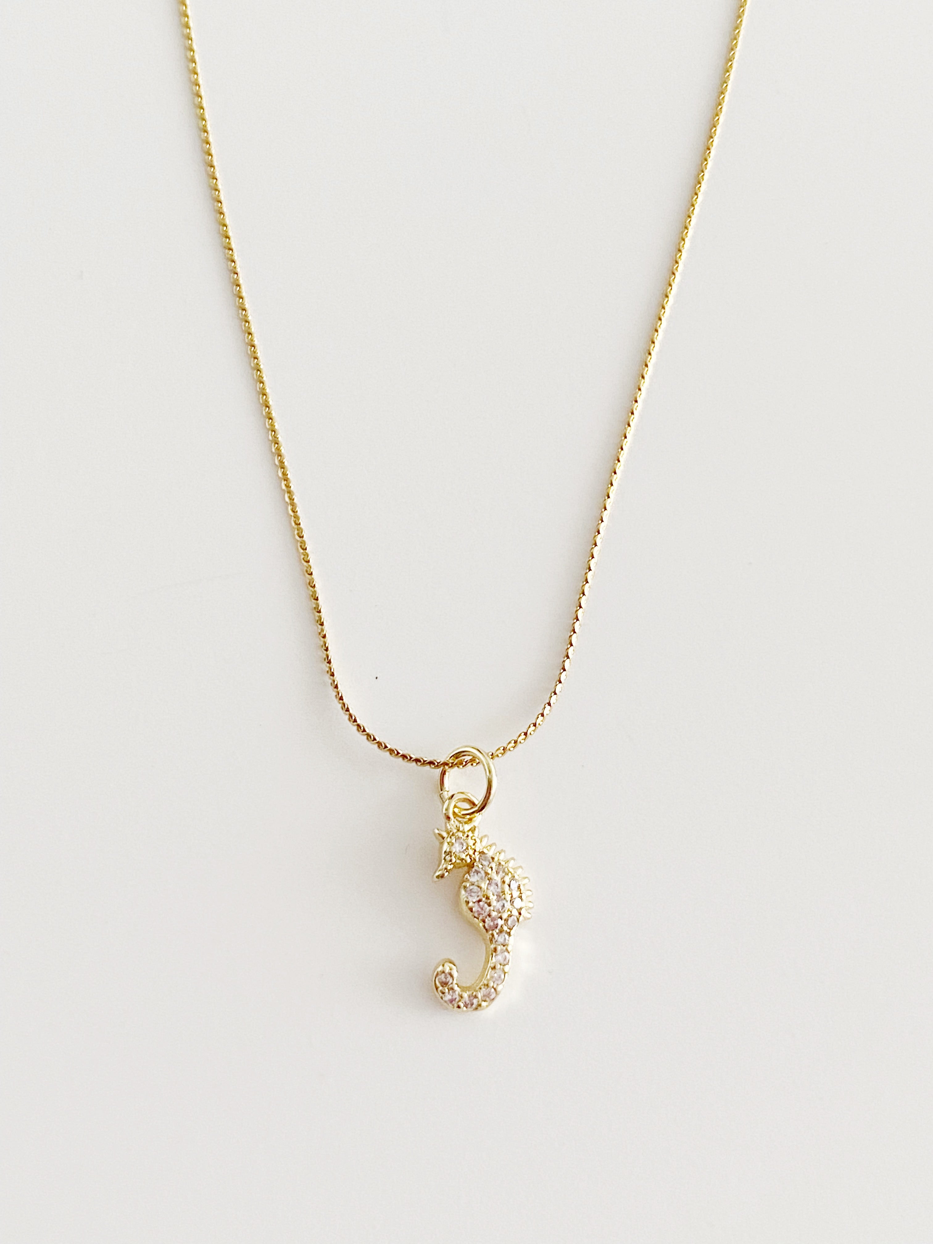Collier Hippocampe gold