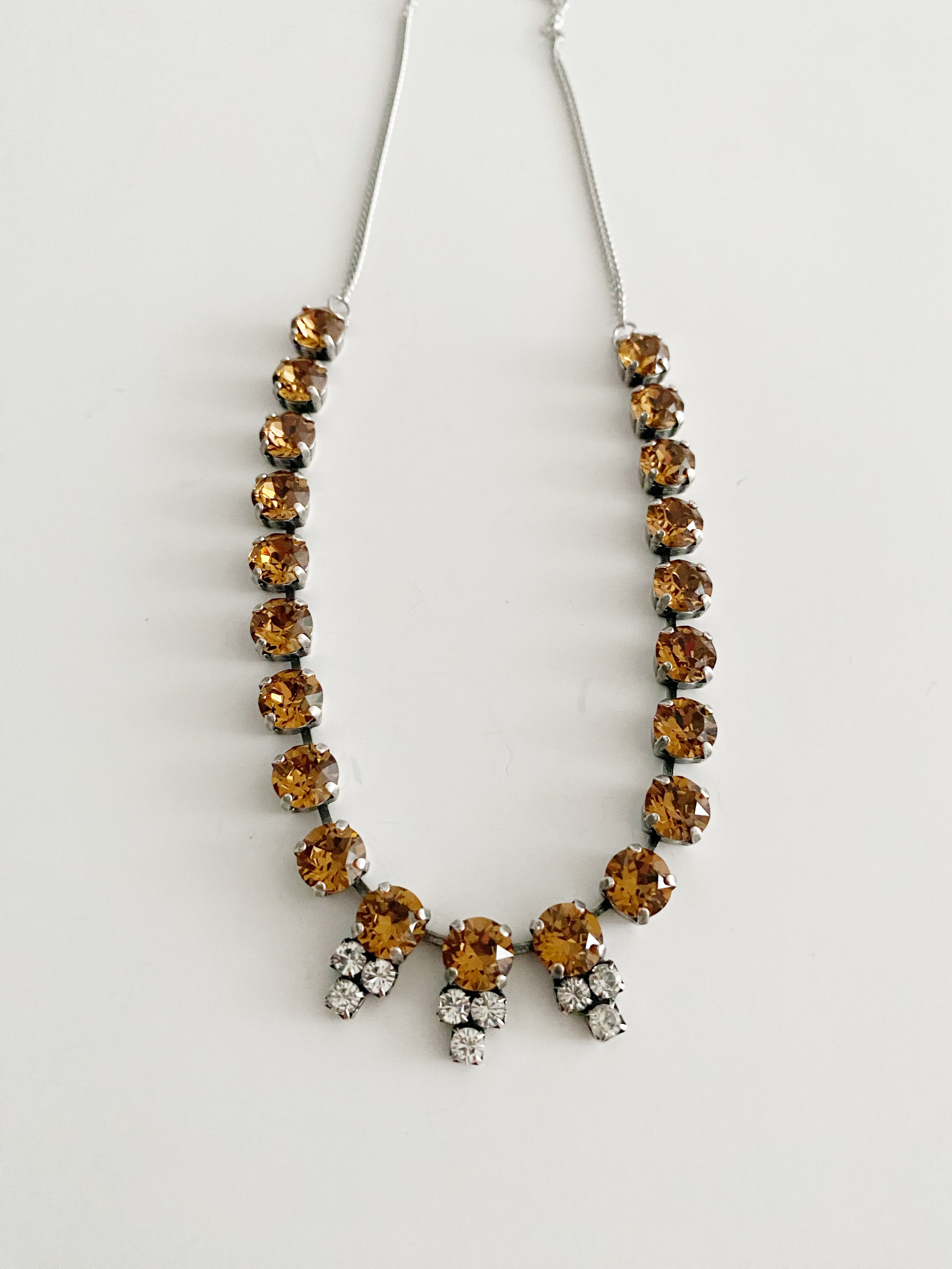 Collier Sofia Light smoked topaz