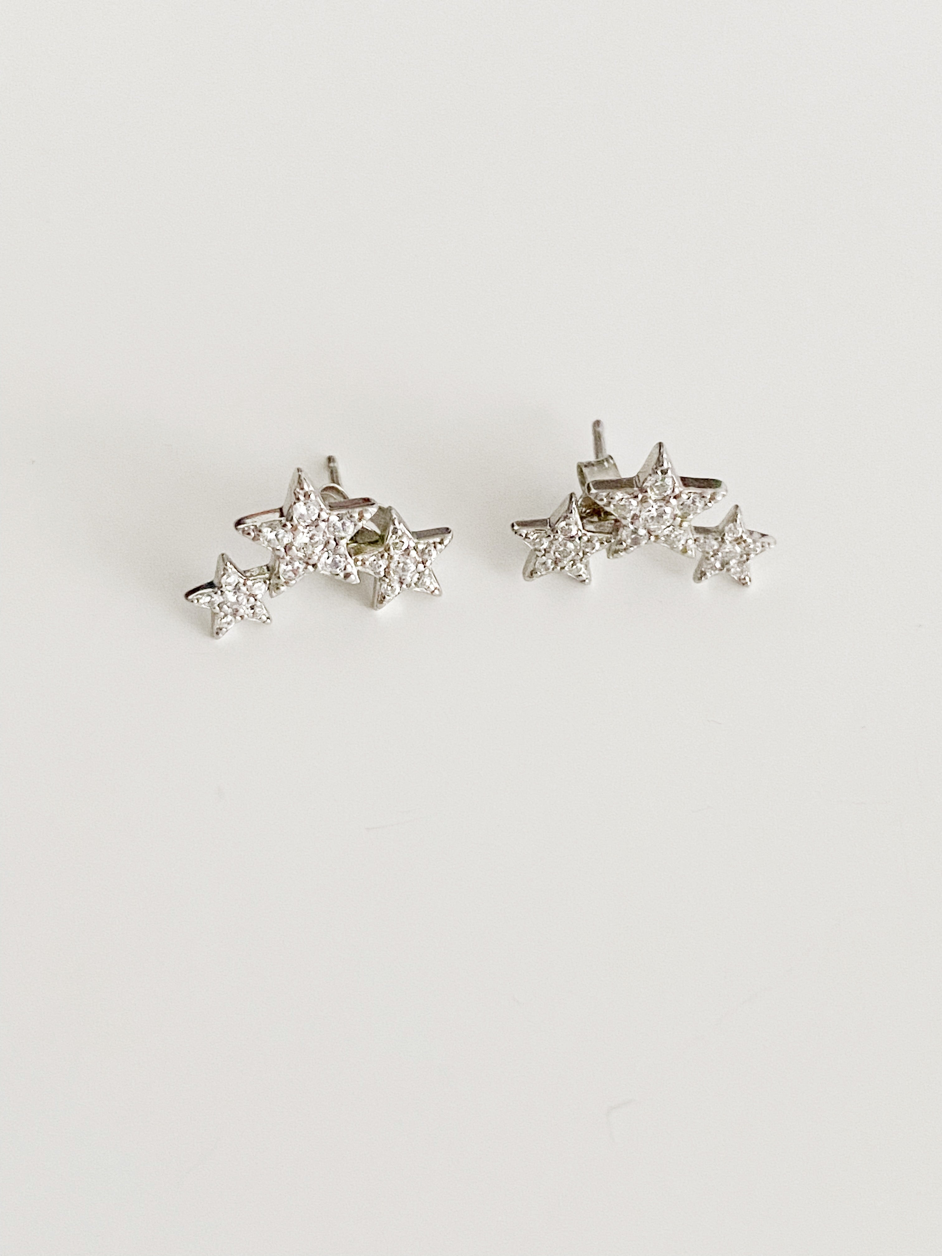 Boucles d'oreilles Stella Star \ silver