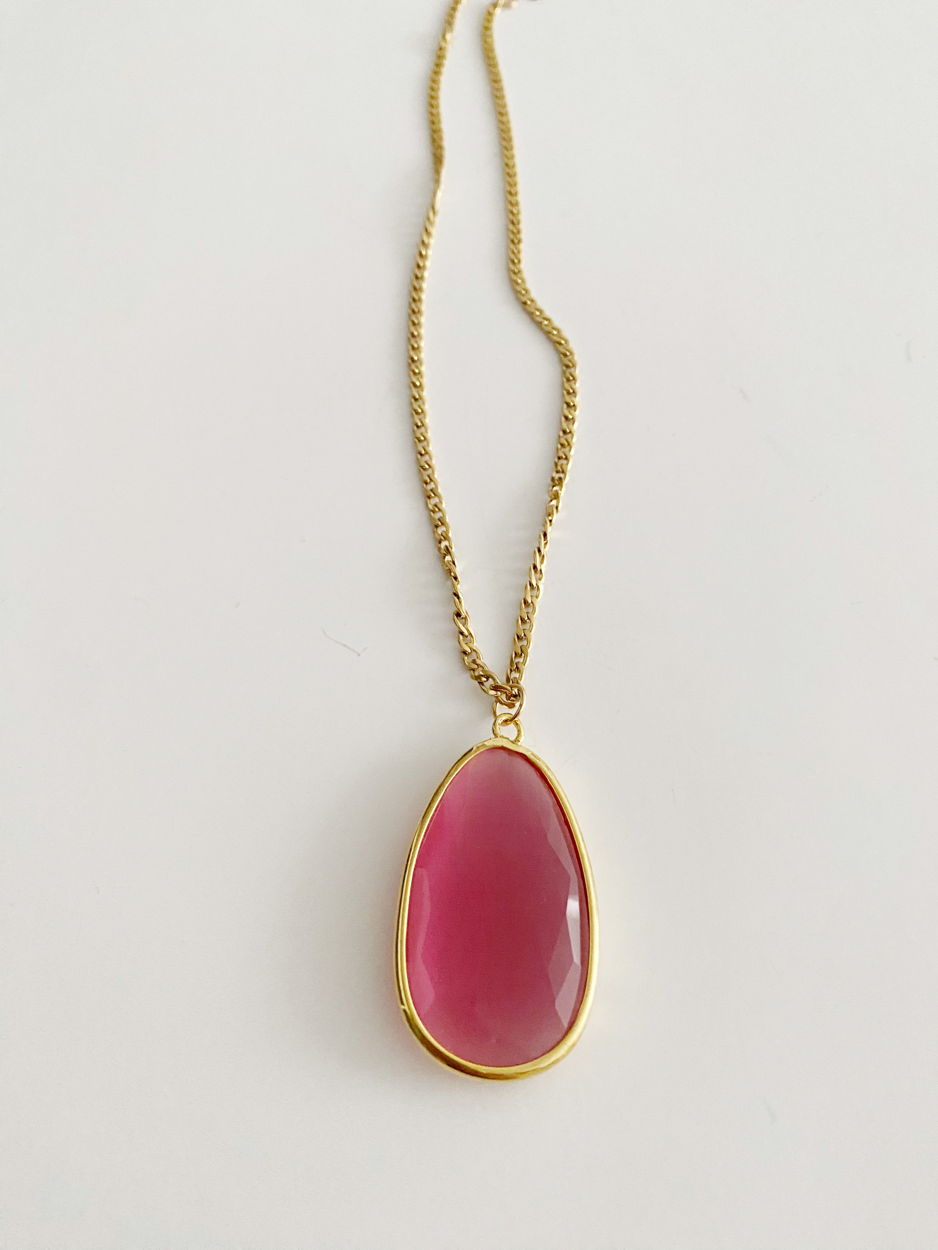 Collier pendentif Lucia \ rose