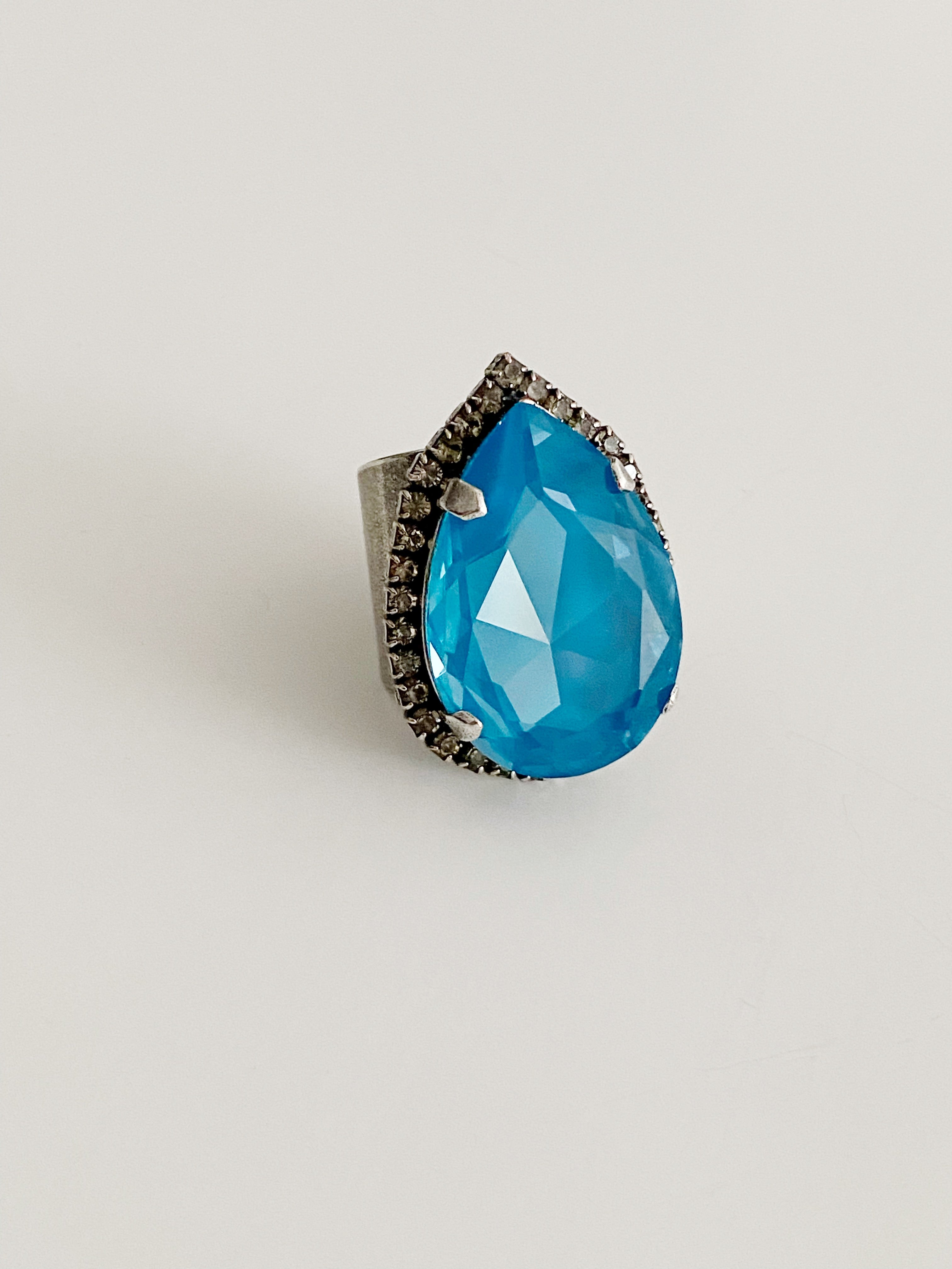 Bague cocktail Morgan Teal